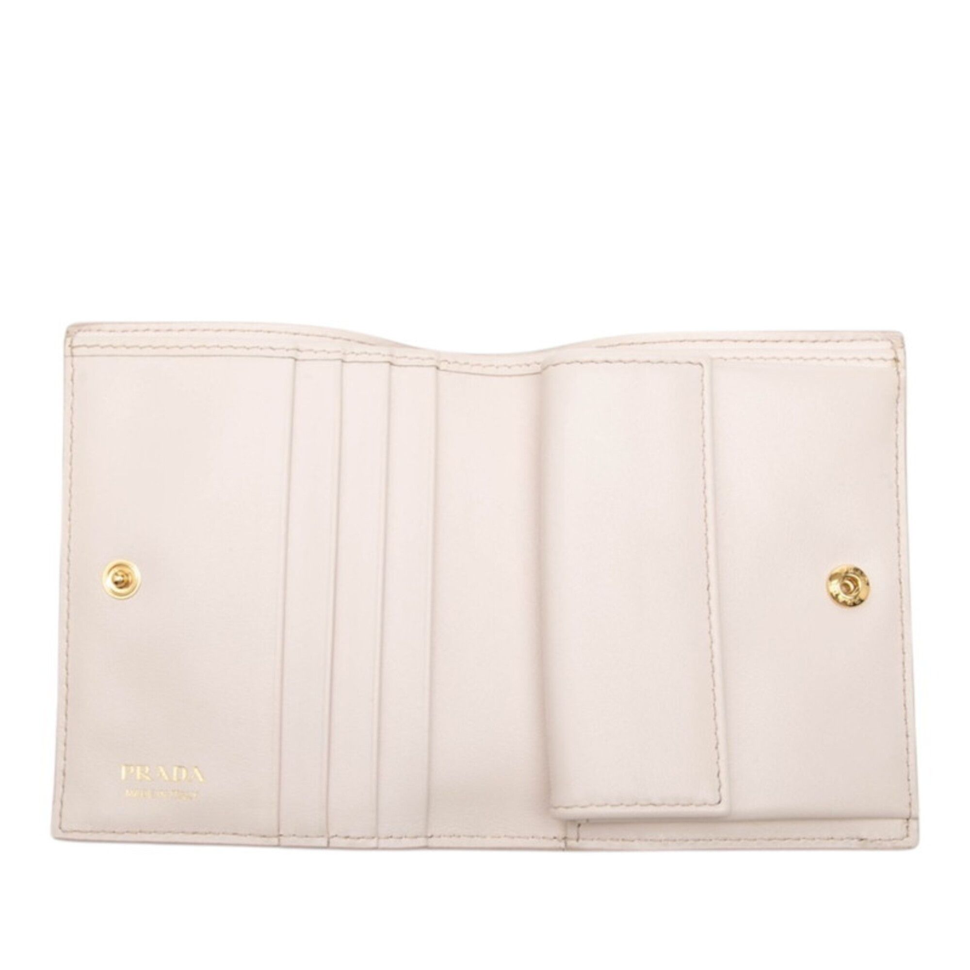 Leather Wallet (Bi-Fold) (Pre-Owned) - Prada - Modalova