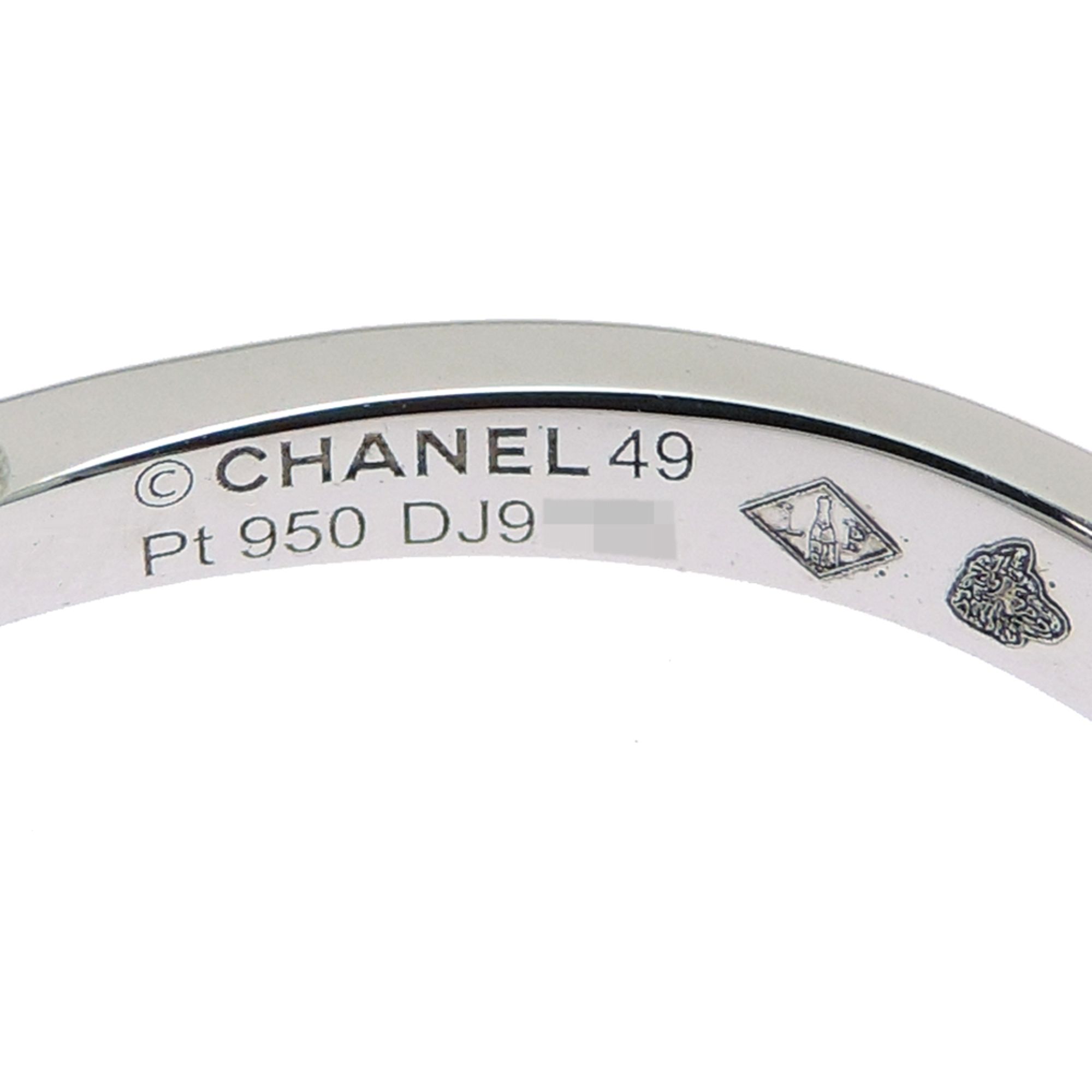 Platinum 950 Band Ring (Pre-Owned) - Chanel - Modalova
