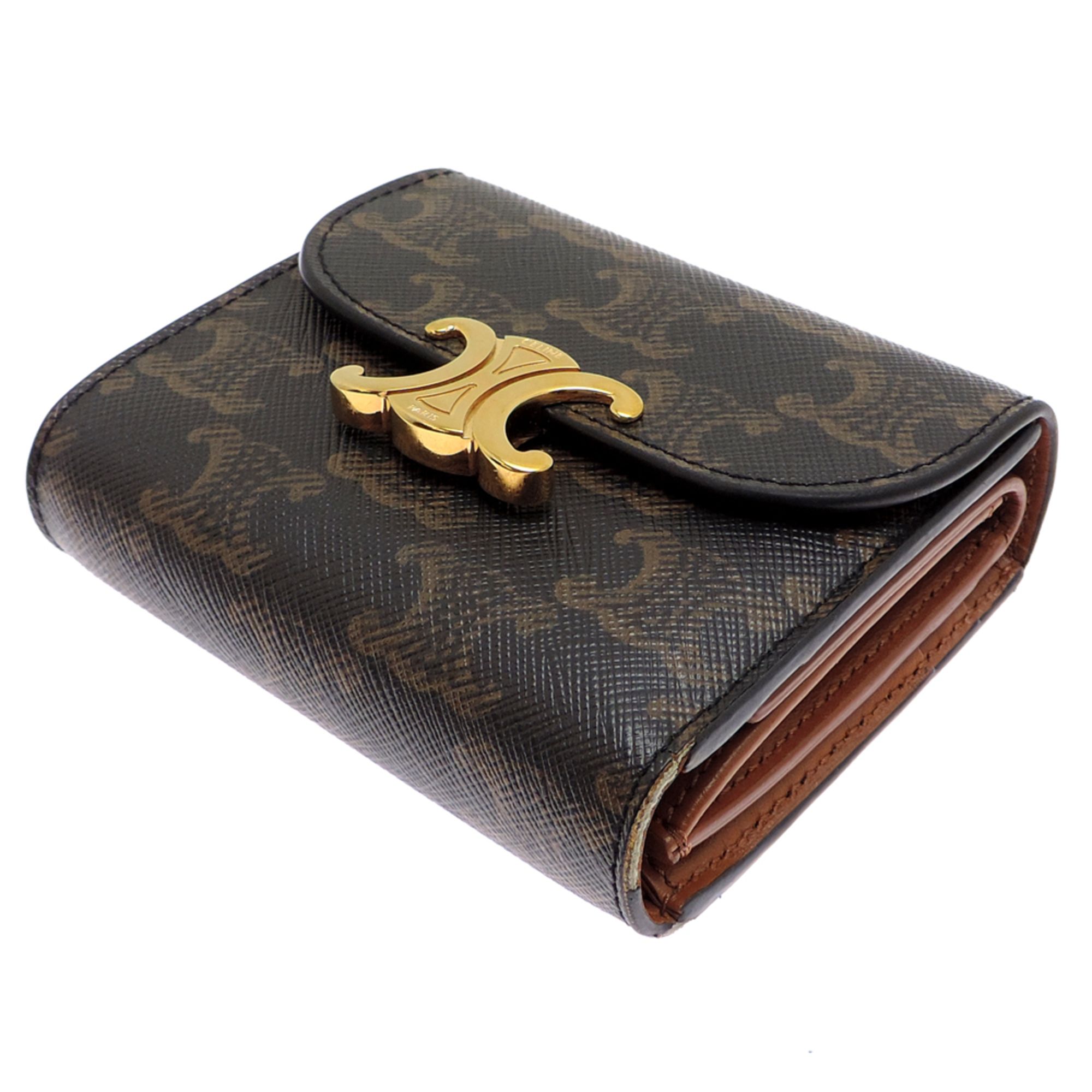 Coated Canvas Wallet (Tri-Fold) (Pre-Owned) - Celine - Modalova