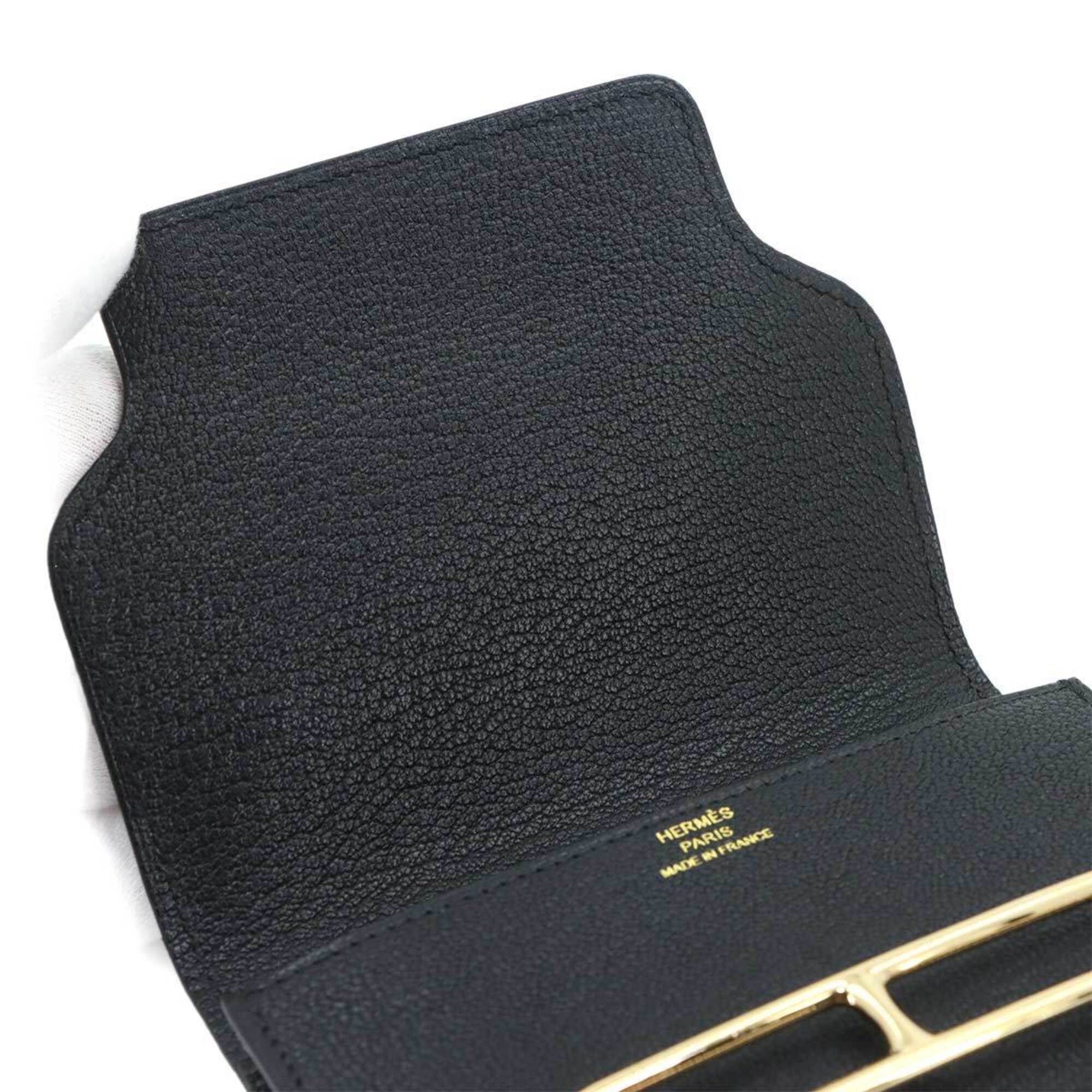 Chevre Leather Wallet (Bi-Fold) (Pre-Owned) - Hermes - Modalova