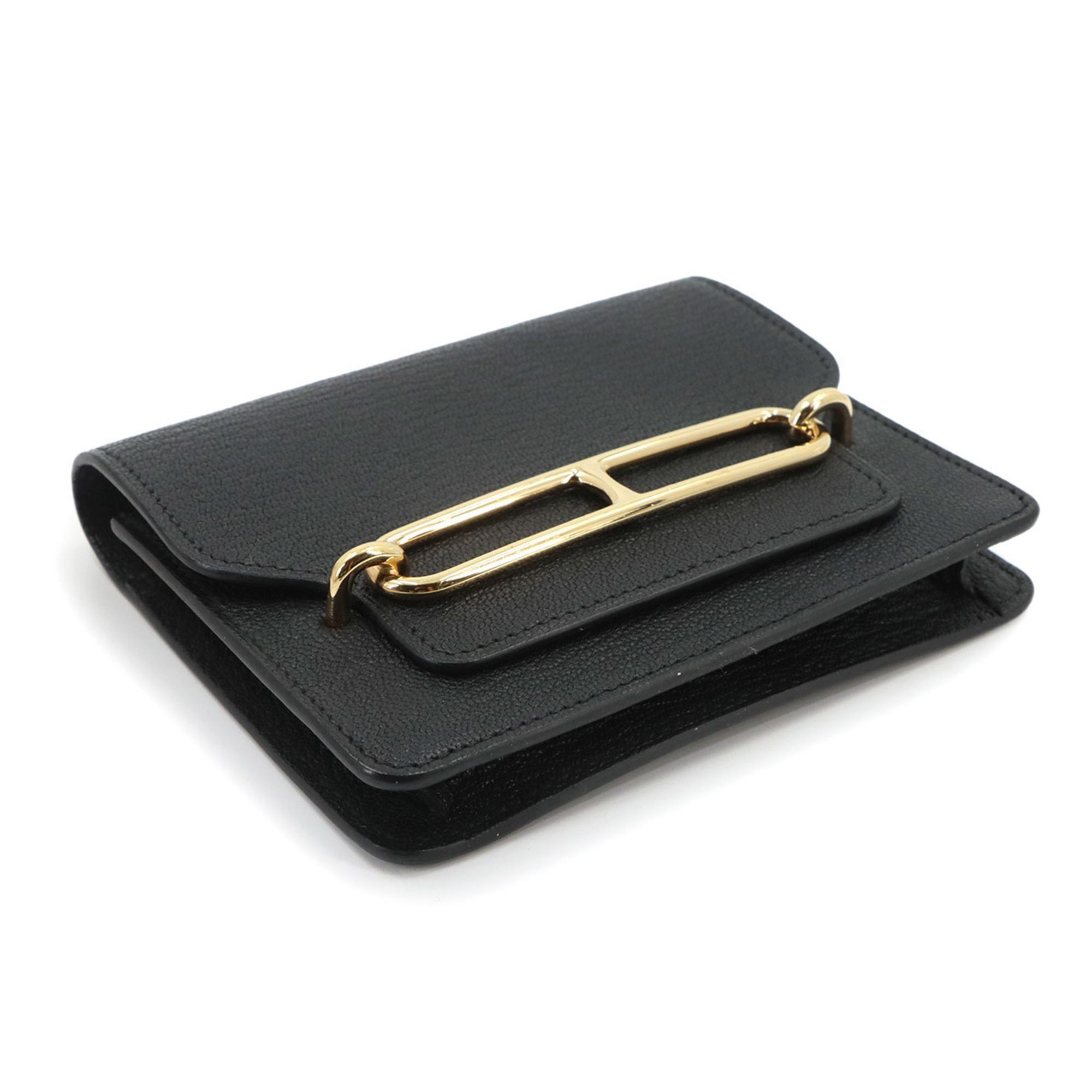 Chevre Leather Wallet (Bi-Fold) (Pre-Owned) - Hermes - Modalova