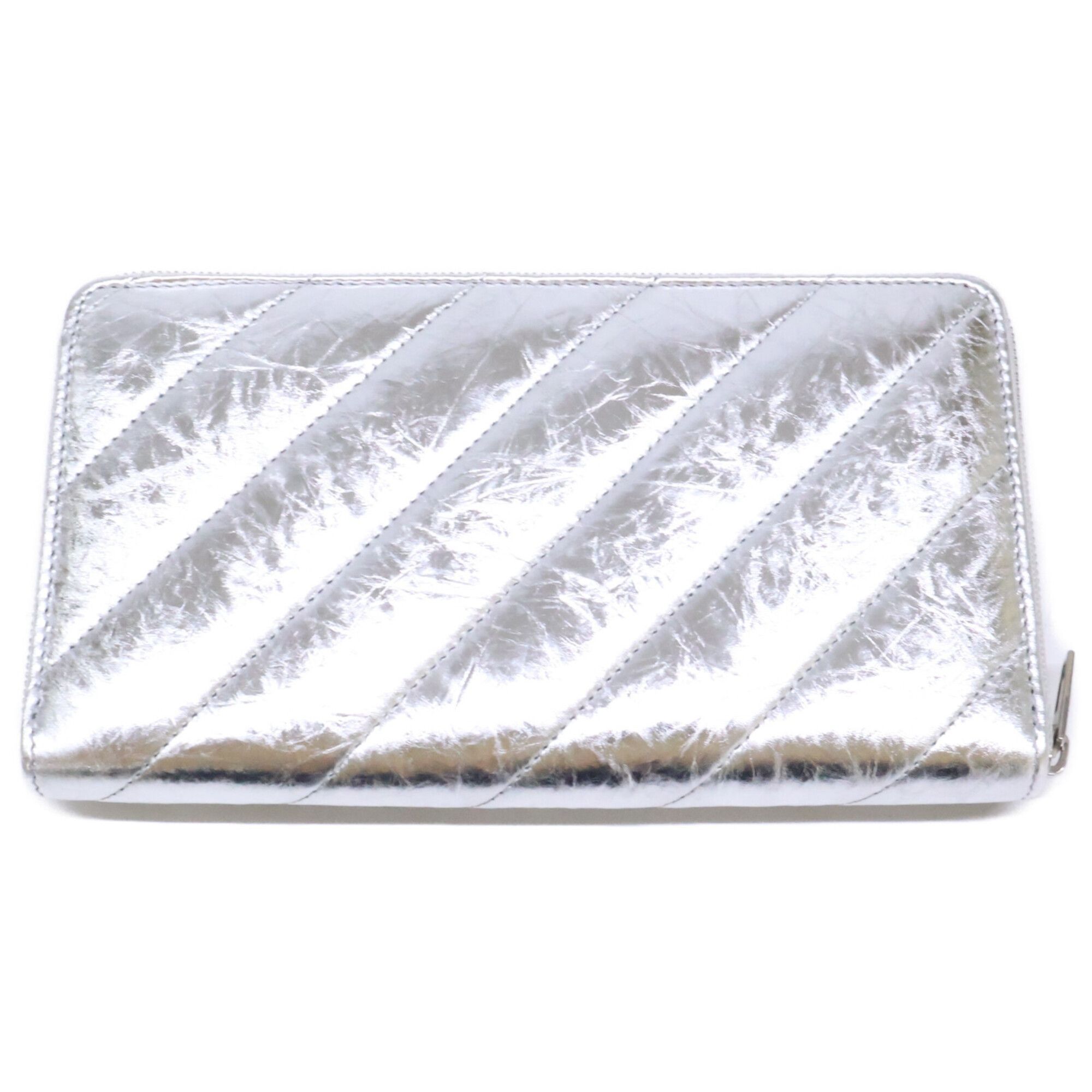 Leather Long Wallet (Bi-Fold) (Pre-Owned) - Balenciaga - Modalova