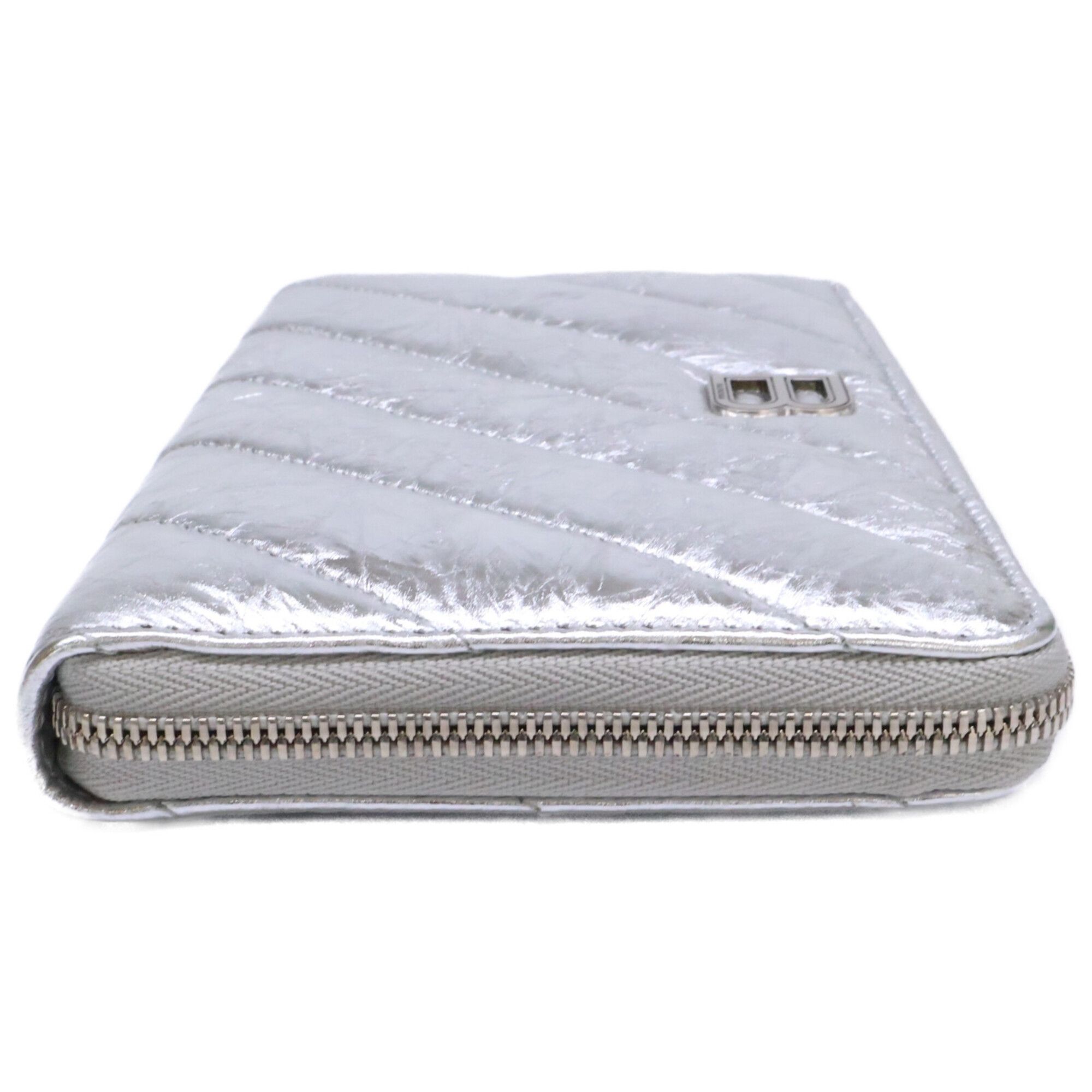 Leather Long Wallet (Bi-Fold) (Pre-Owned) - Balenciaga - Modalova