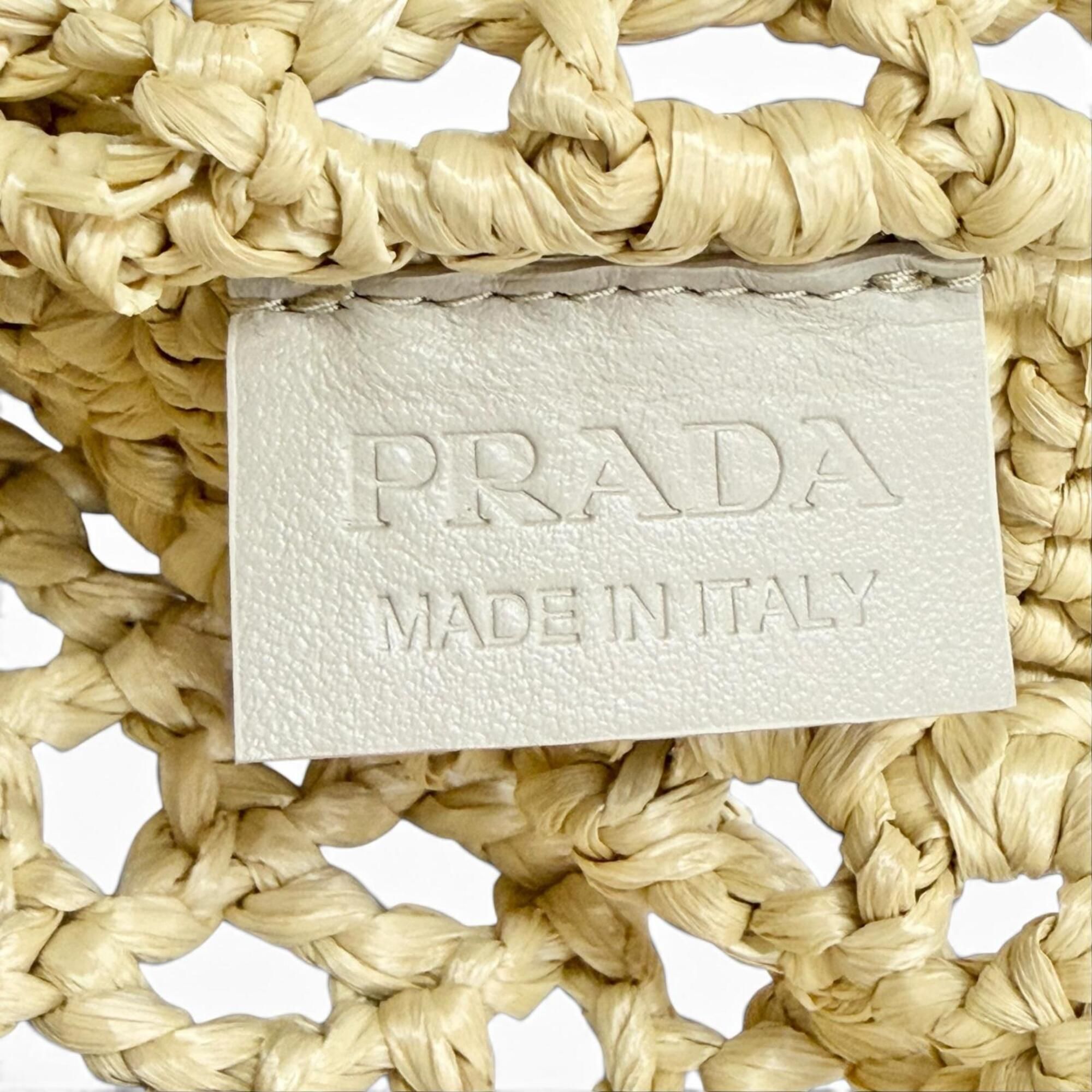 Prada Raffia Tote Bag (Pre-Owned) - Prada - Modalova