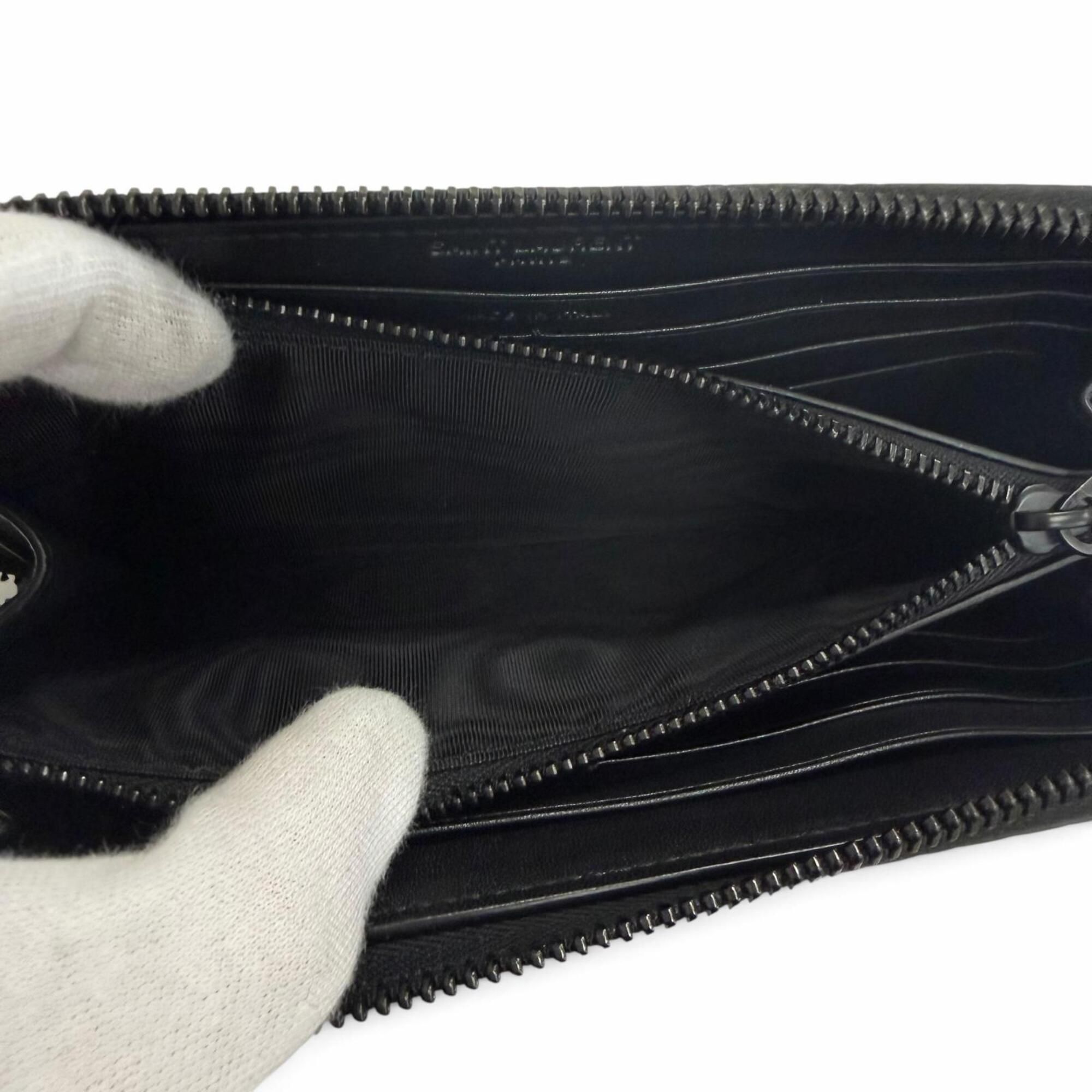 Leather Long Wallet (Bi-Fold) (Pre-Owned) - Saint Laurent - Modalova