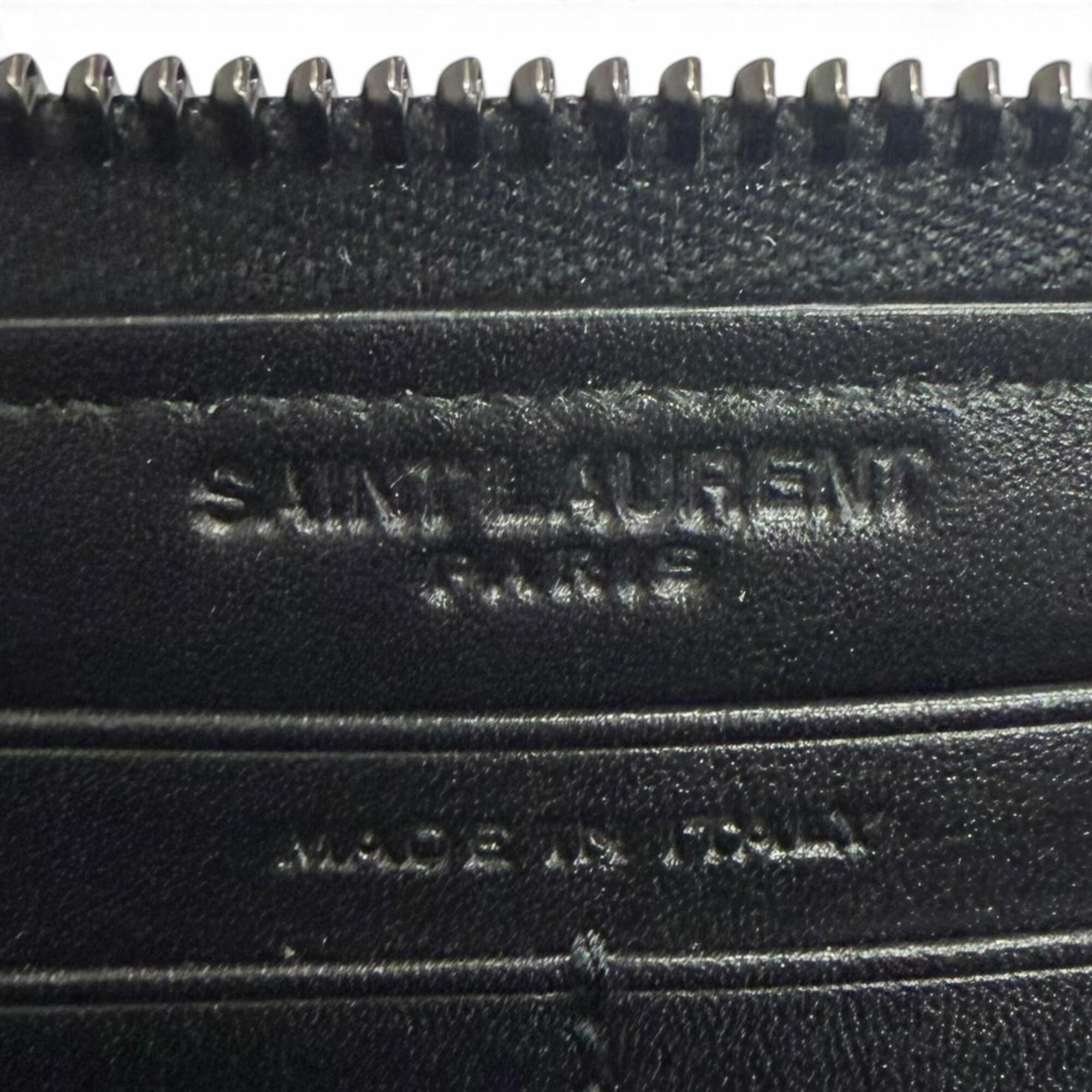 Leather Long Wallet (Bi-Fold) (Pre-Owned) - Saint Laurent - Modalova