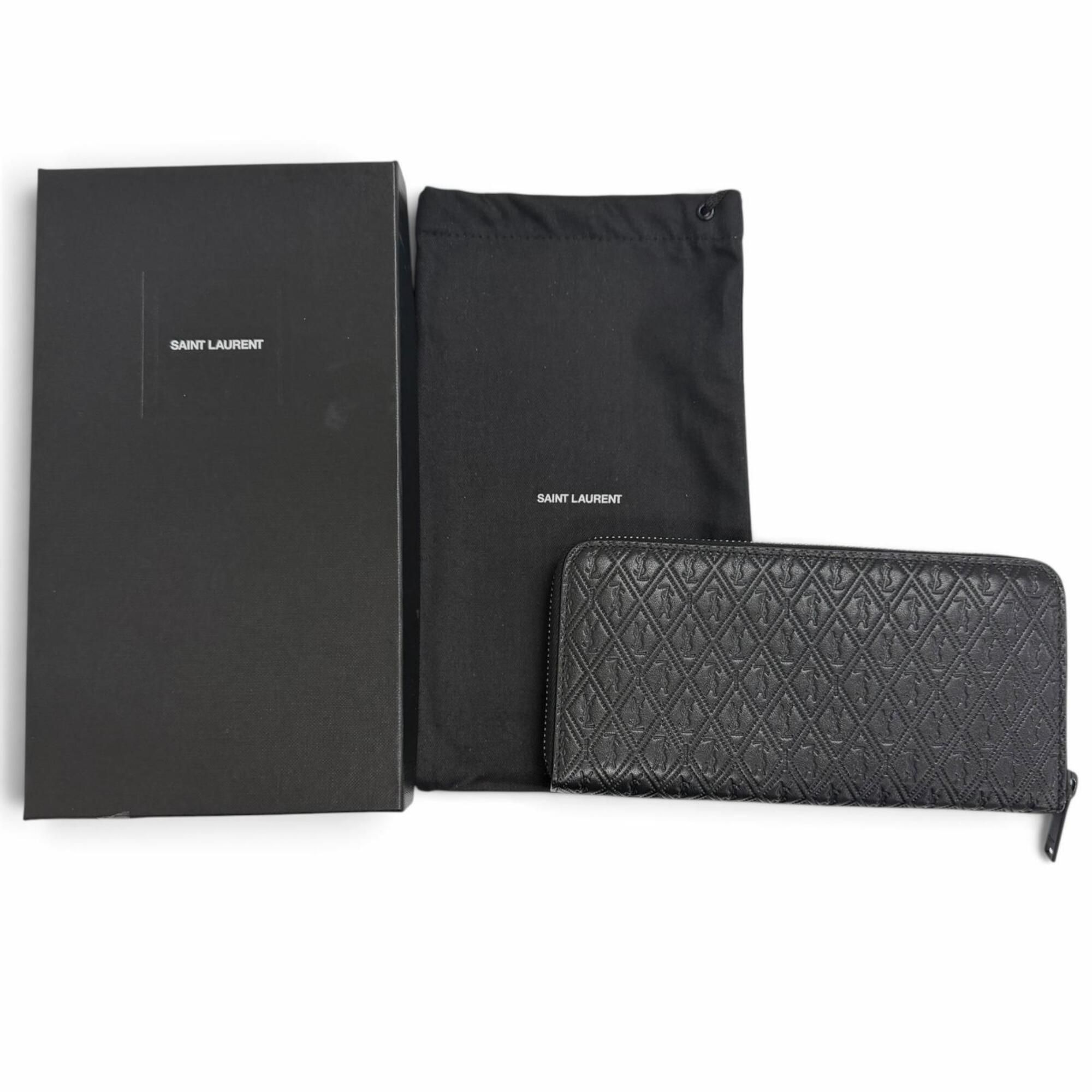 Leather Long Wallet (Bi-Fold) (Pre-Owned) - Saint Laurent - Modalova
