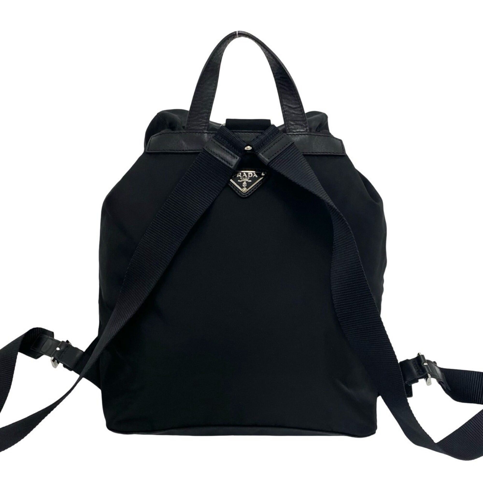 Nylon Leather Backpack (Pre-Owned) - Prada - Modalova
