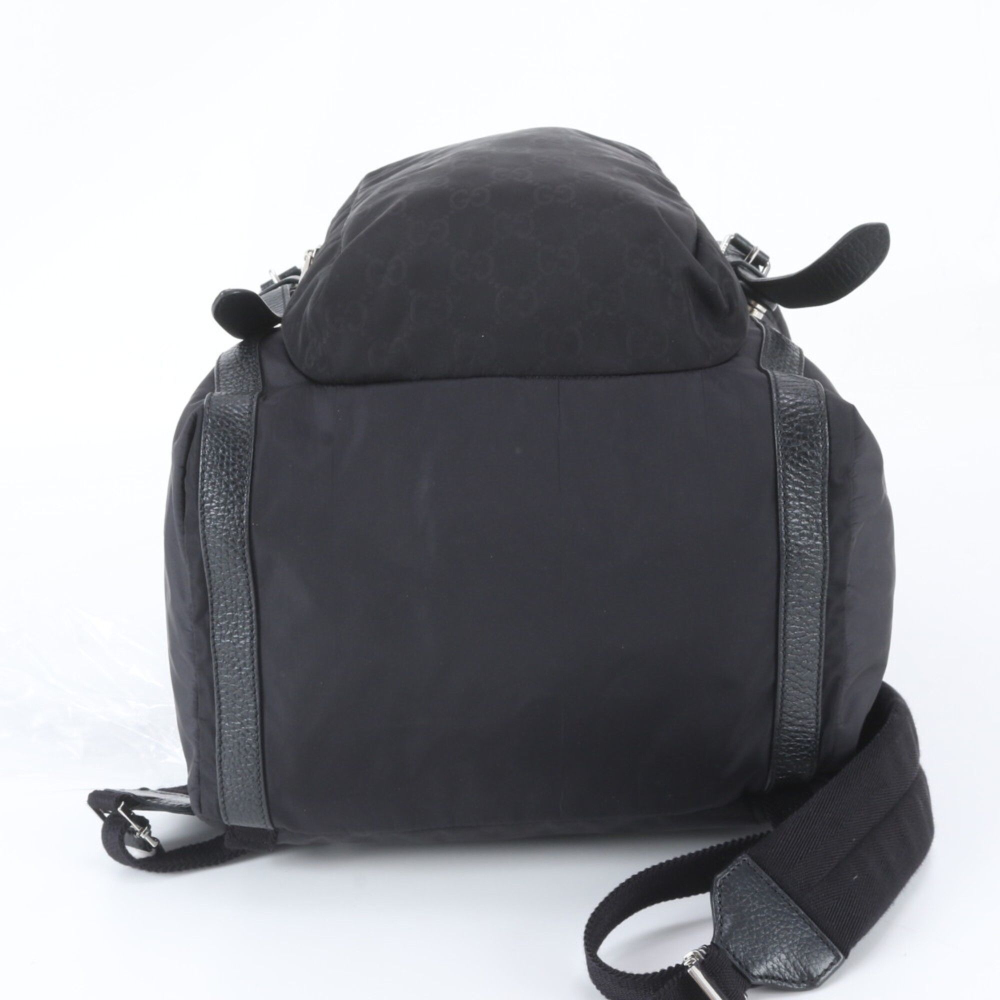 Leather Nylon Backpack Shoulder Bag (Pre-Owned) - Gucci - Modalova