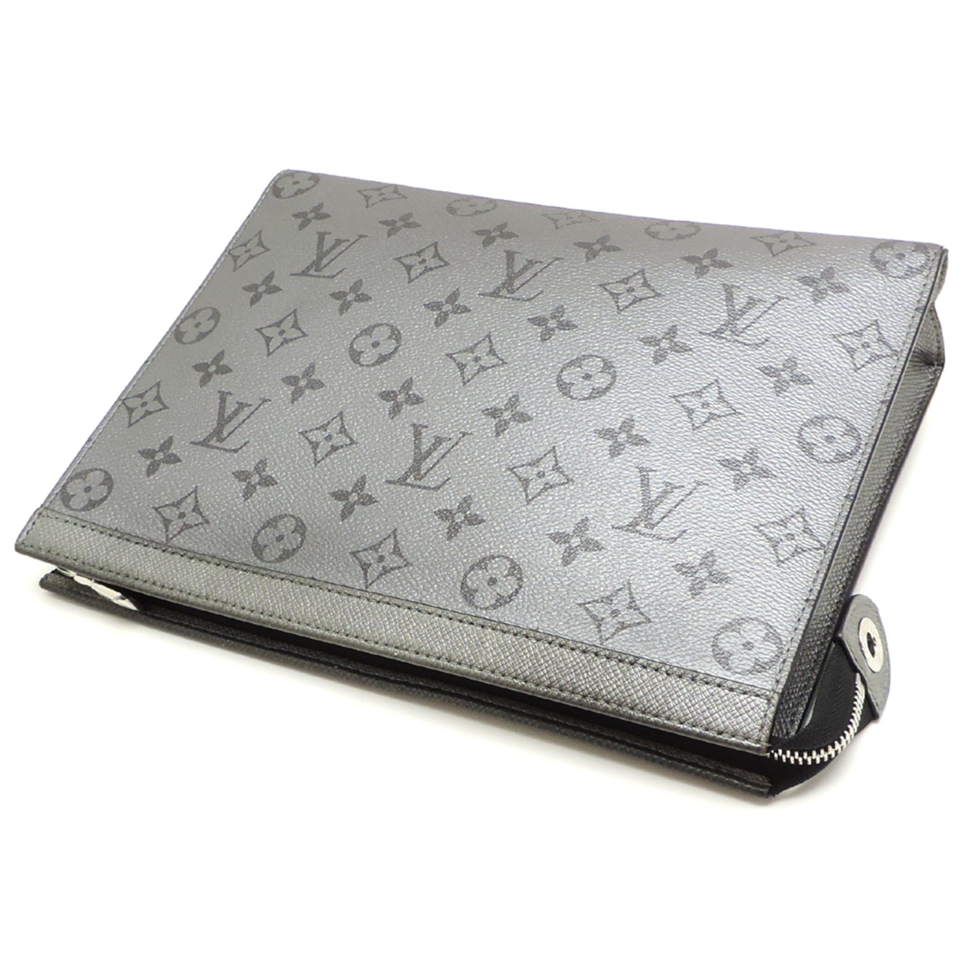 Monogram Eclipse Clutch Bag Pochette (Pre-Owned) - Louis Vuitton - Modalova