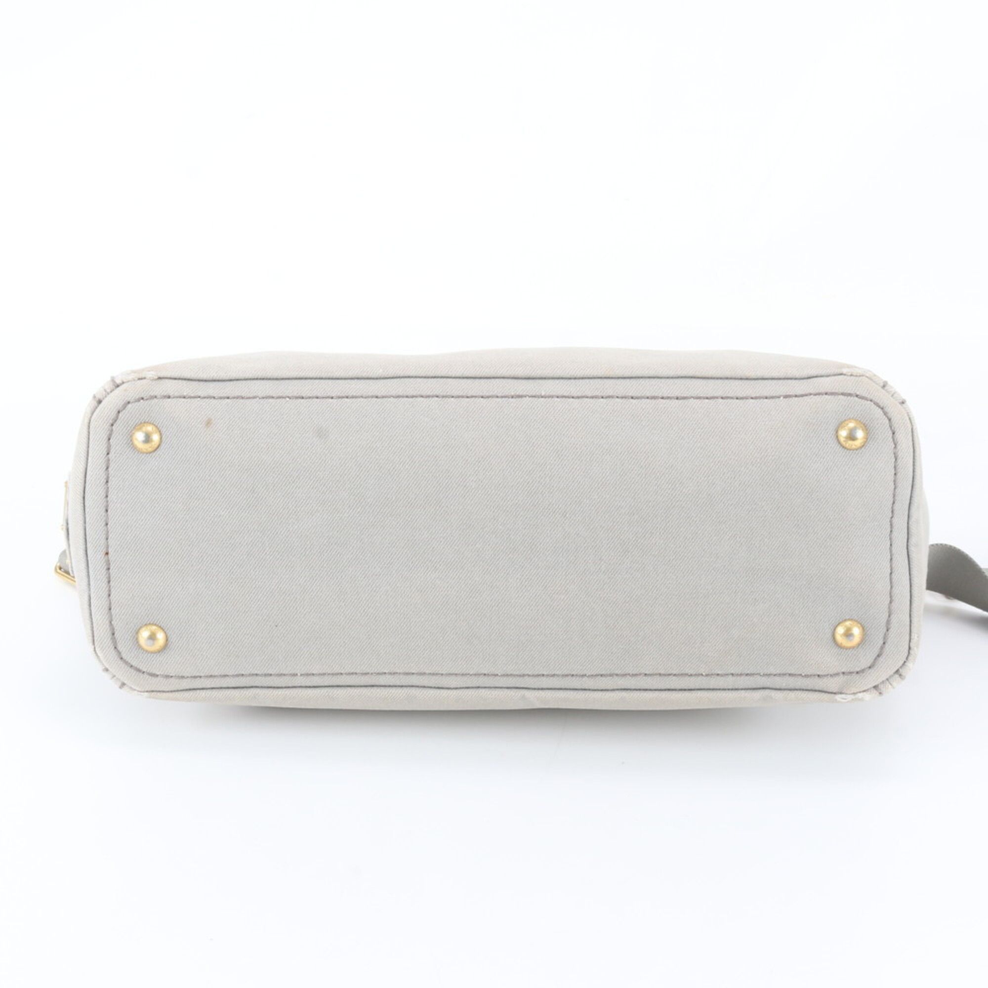 Leather Canvas Shoulder Bag (Pre-Owned) - Prada - Modalova
