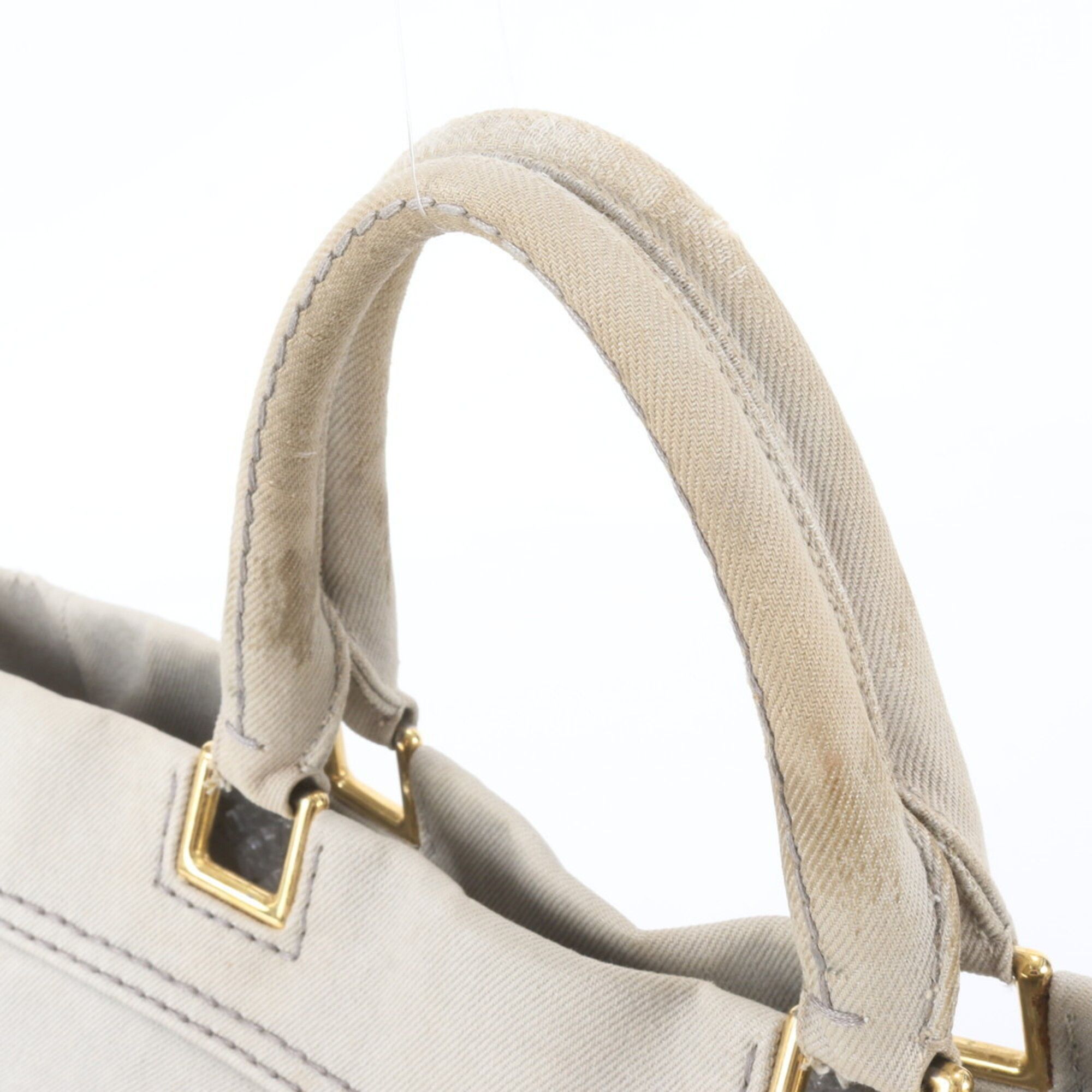 Leather Canvas Shoulder Bag (Pre-Owned) - Prada - Modalova