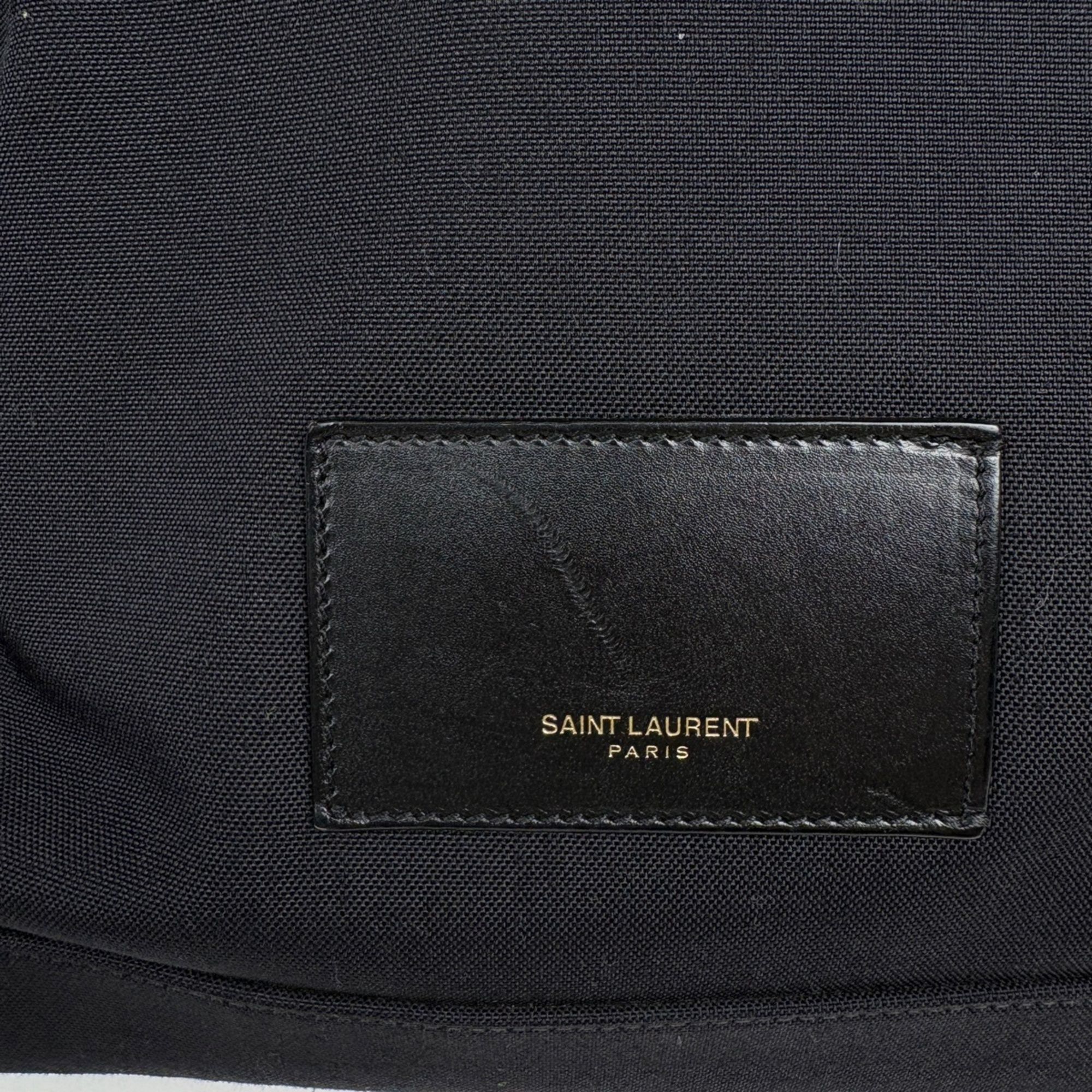 Canvas Leather Backpack (Pre-Owned) - Saint Laurent - Modalova