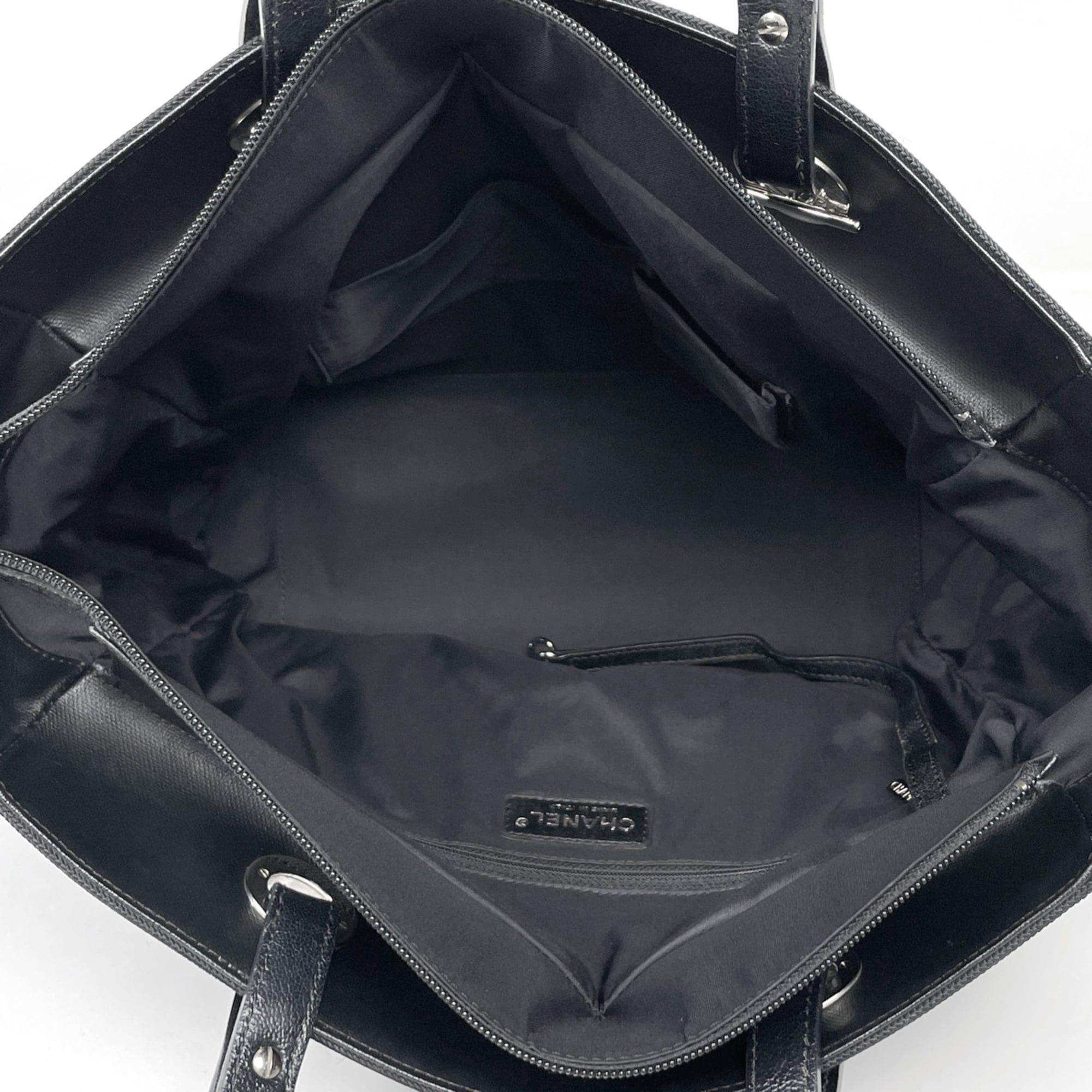 Coated Canvas Leather Tote Bag (Pre-Owned) - Chanel - Modalova