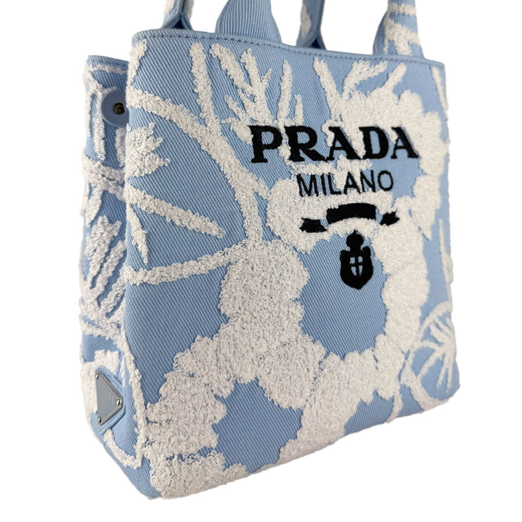 Canvas Pile Fabric Handbag Shoulder Bag (Pre-Owned) - Prada - Modalova