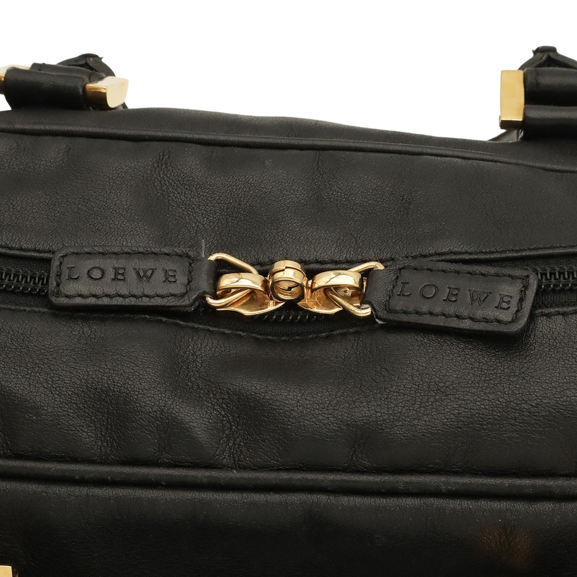 Leather Boston Bag Handbag (Pre-Owned) - Loewe - Modalova
