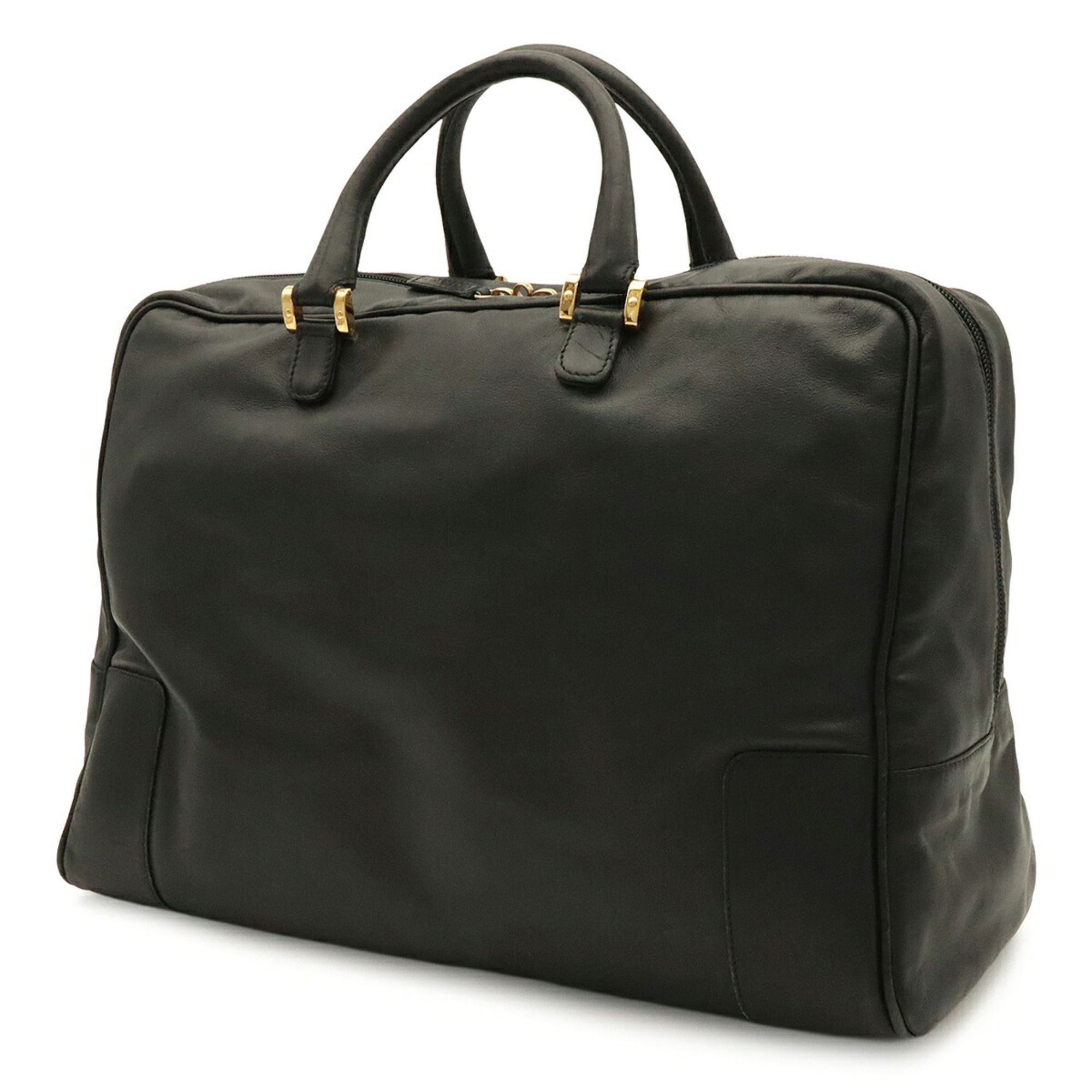 Leather Boston Bag Handbag (Pre-Owned) - Loewe - Modalova