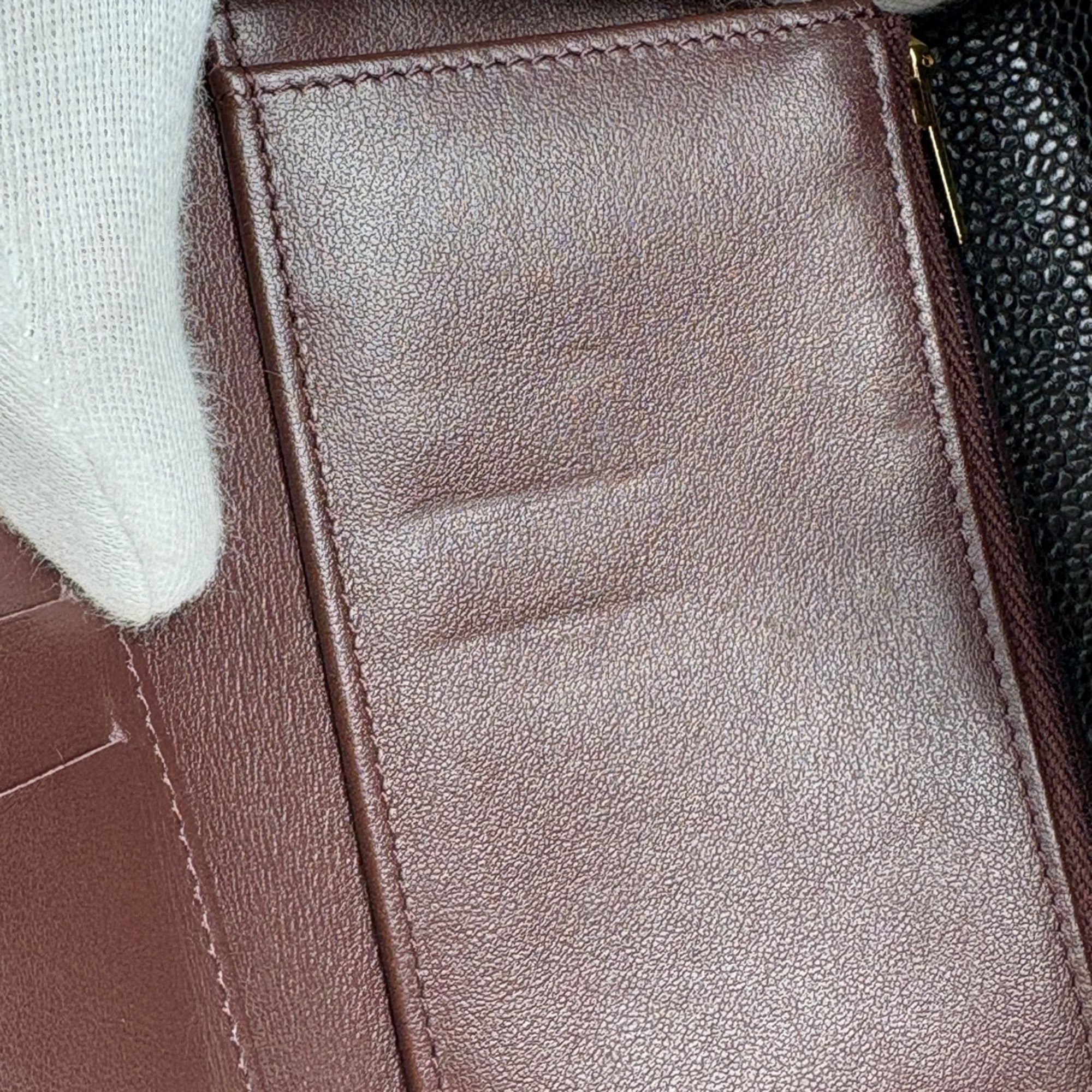 Grained Calfskin Wallet (Tri-Fold) (Pre-Owned) - Chanel - Modalova