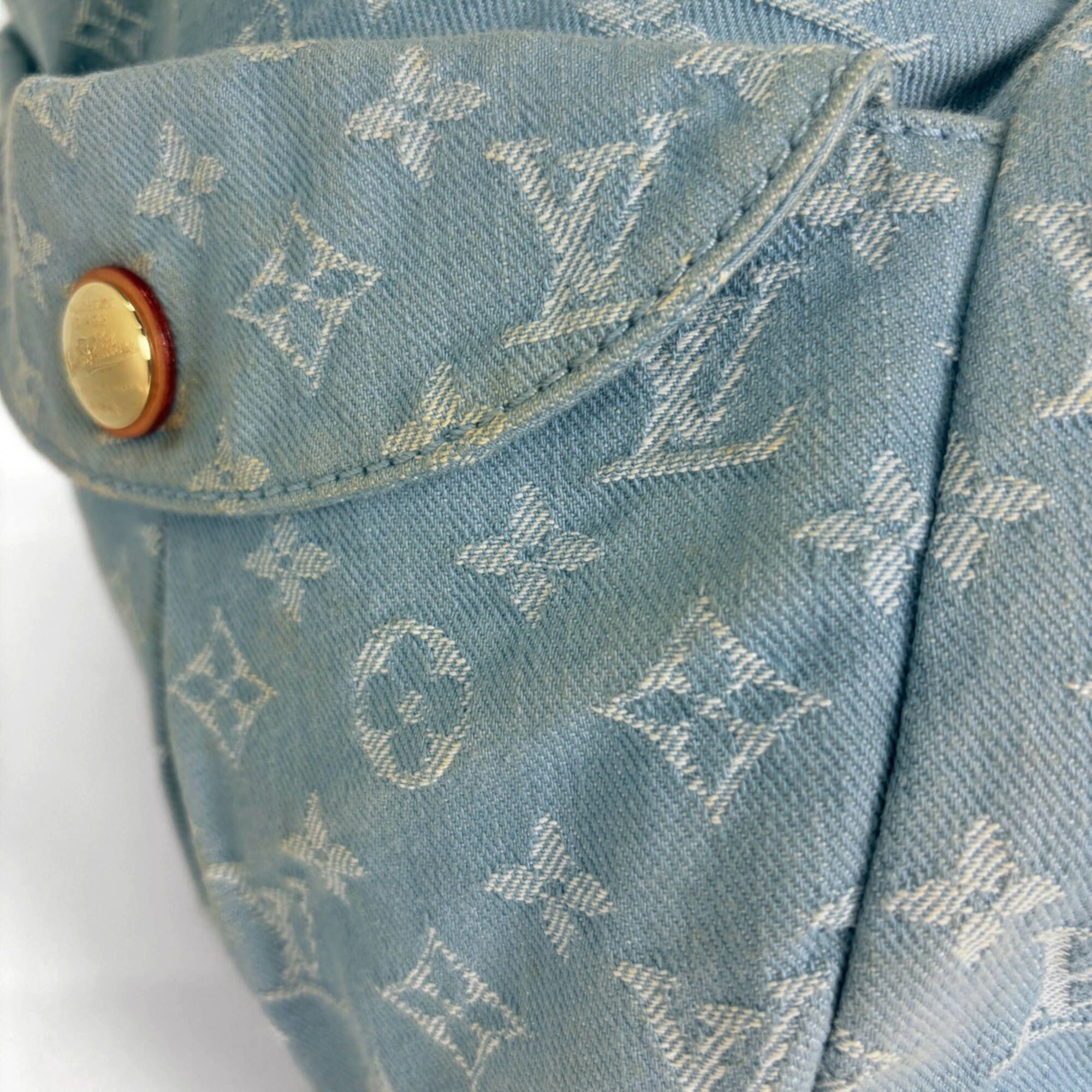 Monogram Denim Monogram Denim Shoulder Bag (Pre-Owned) - Louis Vuitton - Modalova
