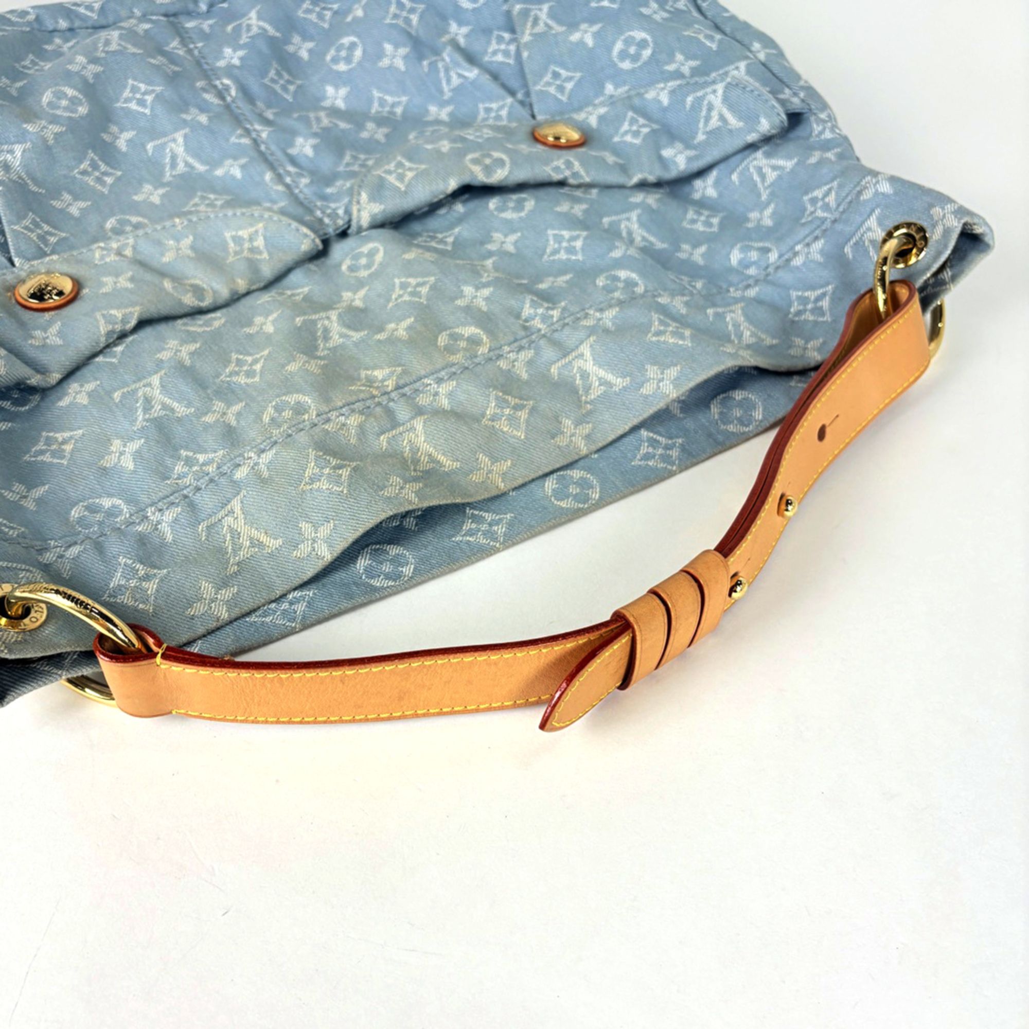 Monogram Denim Monogram Denim Shoulder Bag (Pre-Owned) - Louis Vuitton - Modalova