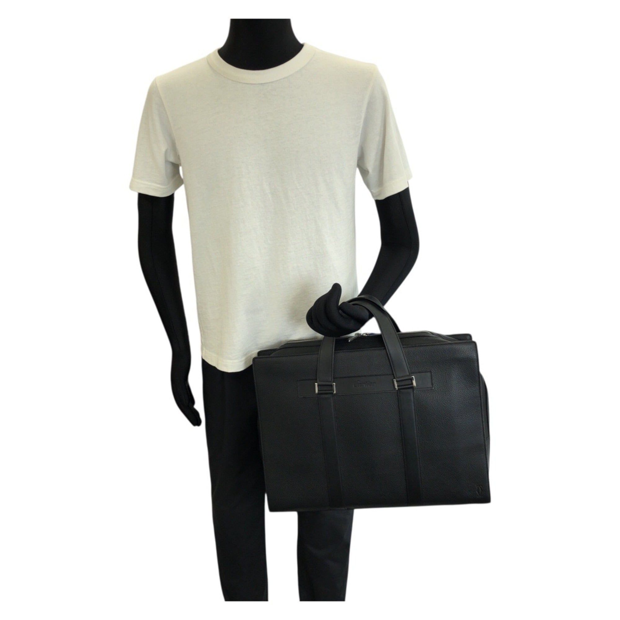 Leather Briefcase (Pre-Owned) - Cartier - Modalova