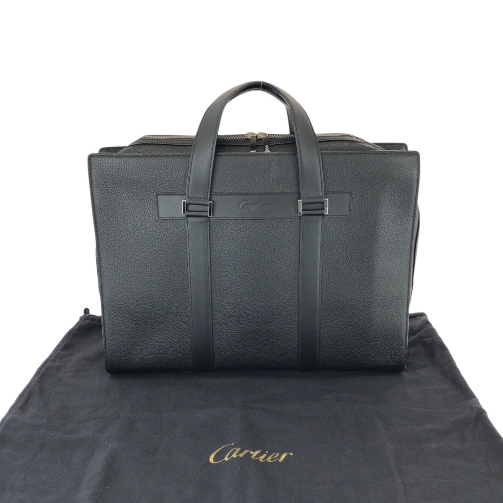Leather Briefcase (Pre-Owned) - Cartier - Modalova