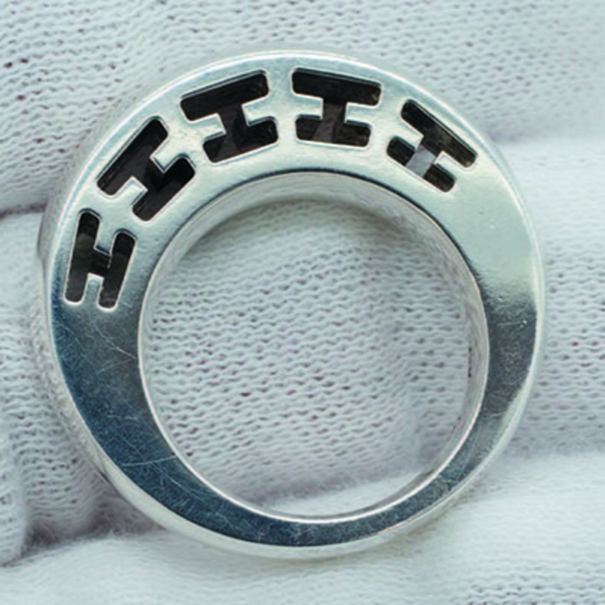 Sterling Silver 925 Band Ring (Pre-Owned) - Hermes - Modalova