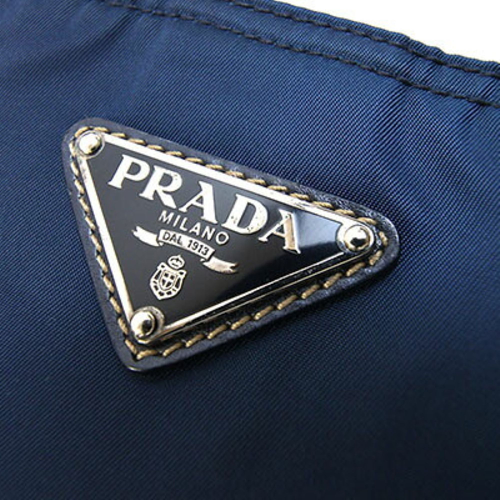 Nylon Leather Messenger Bag Shoulder Bag (Pre-Owned) - Prada - Modalova