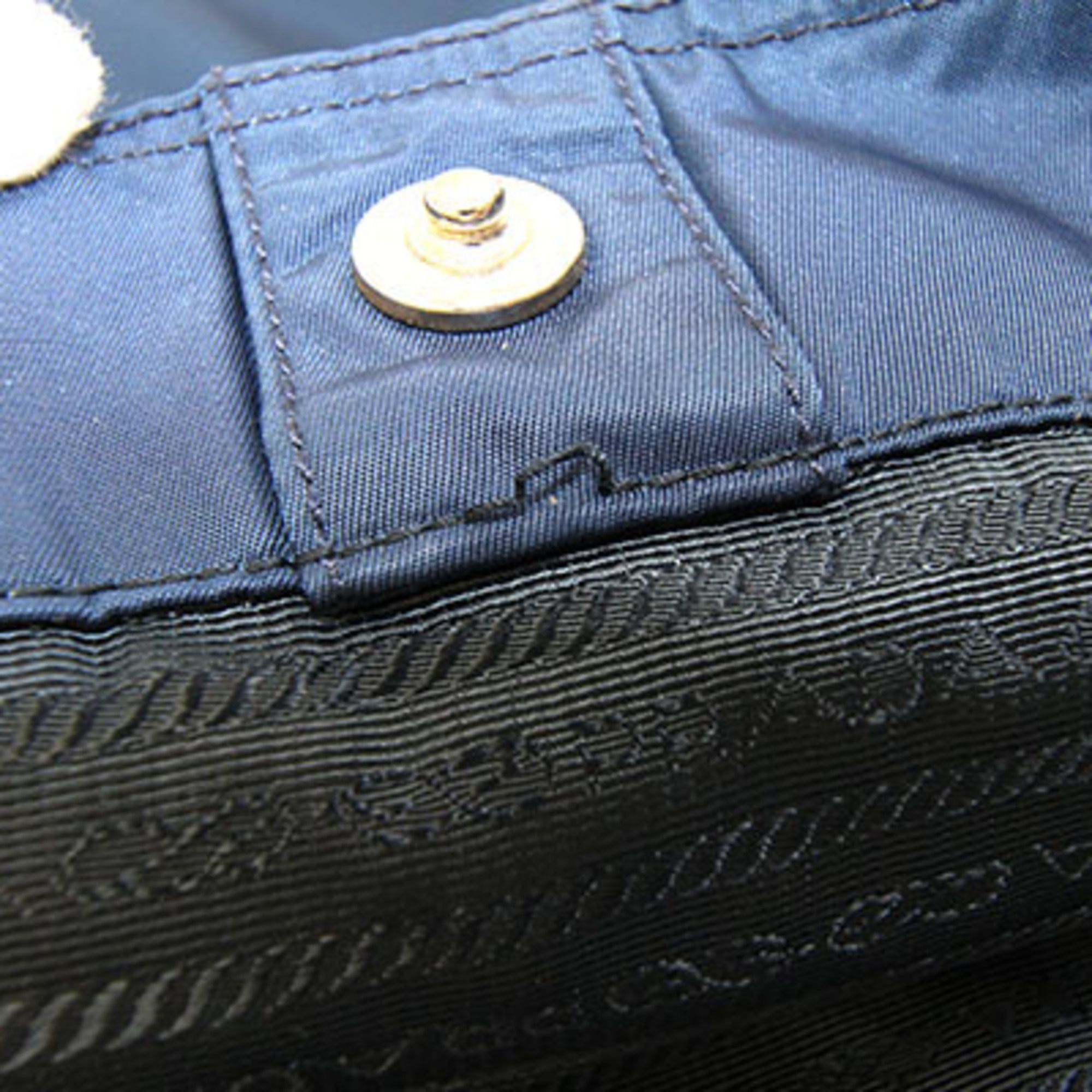 Nylon Leather Messenger Bag Shoulder Bag (Pre-Owned) - Prada - Modalova