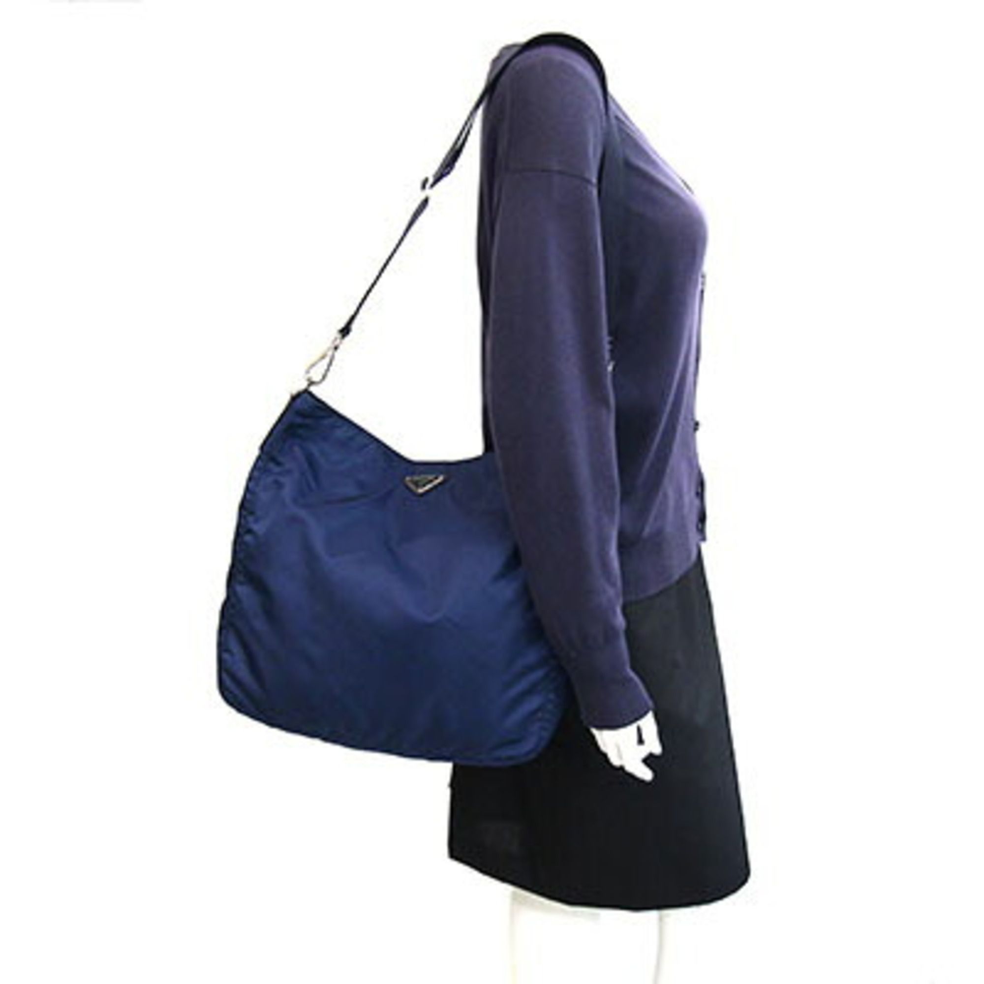 Nylon Leather Messenger Bag Shoulder Bag (Pre-Owned) - Prada - Modalova