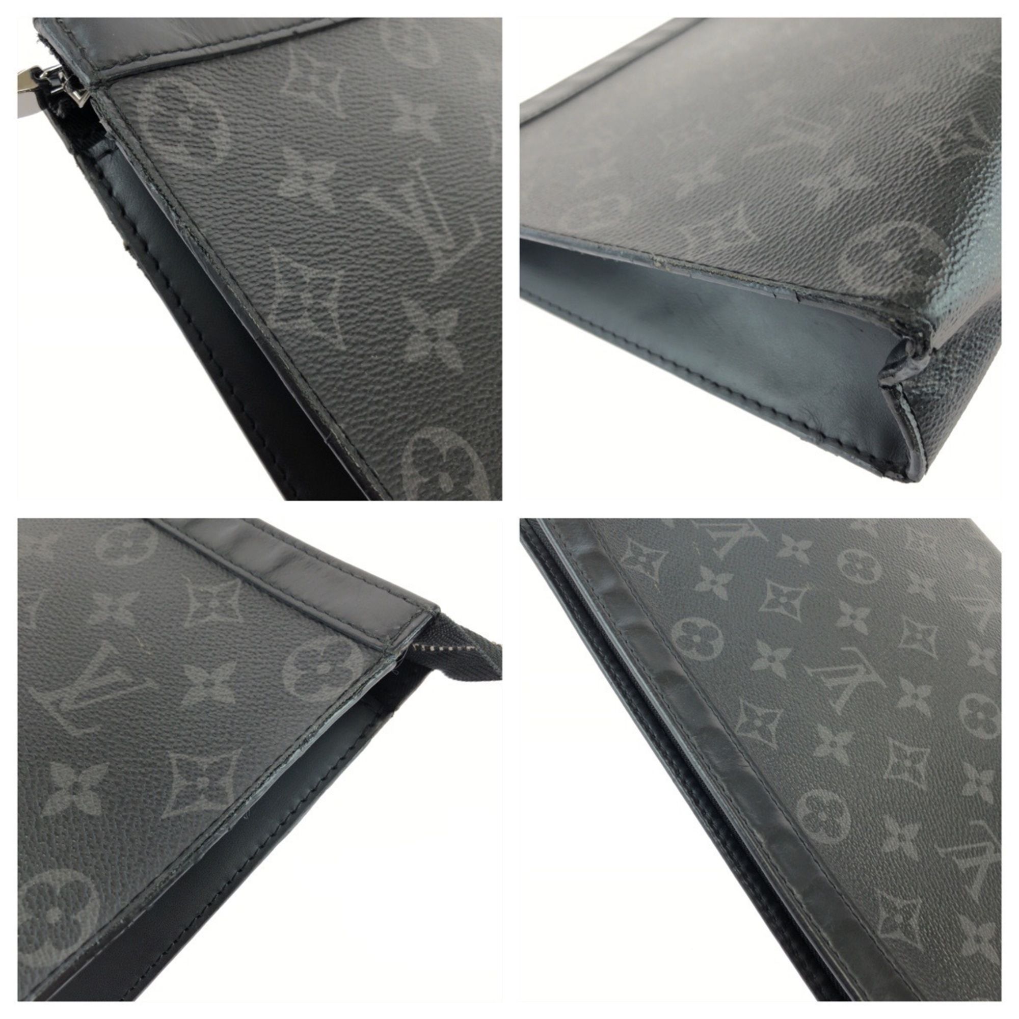 Leather Clutch Bag Pochette (Pre-Owned) - Louis Vuitton - Modalova