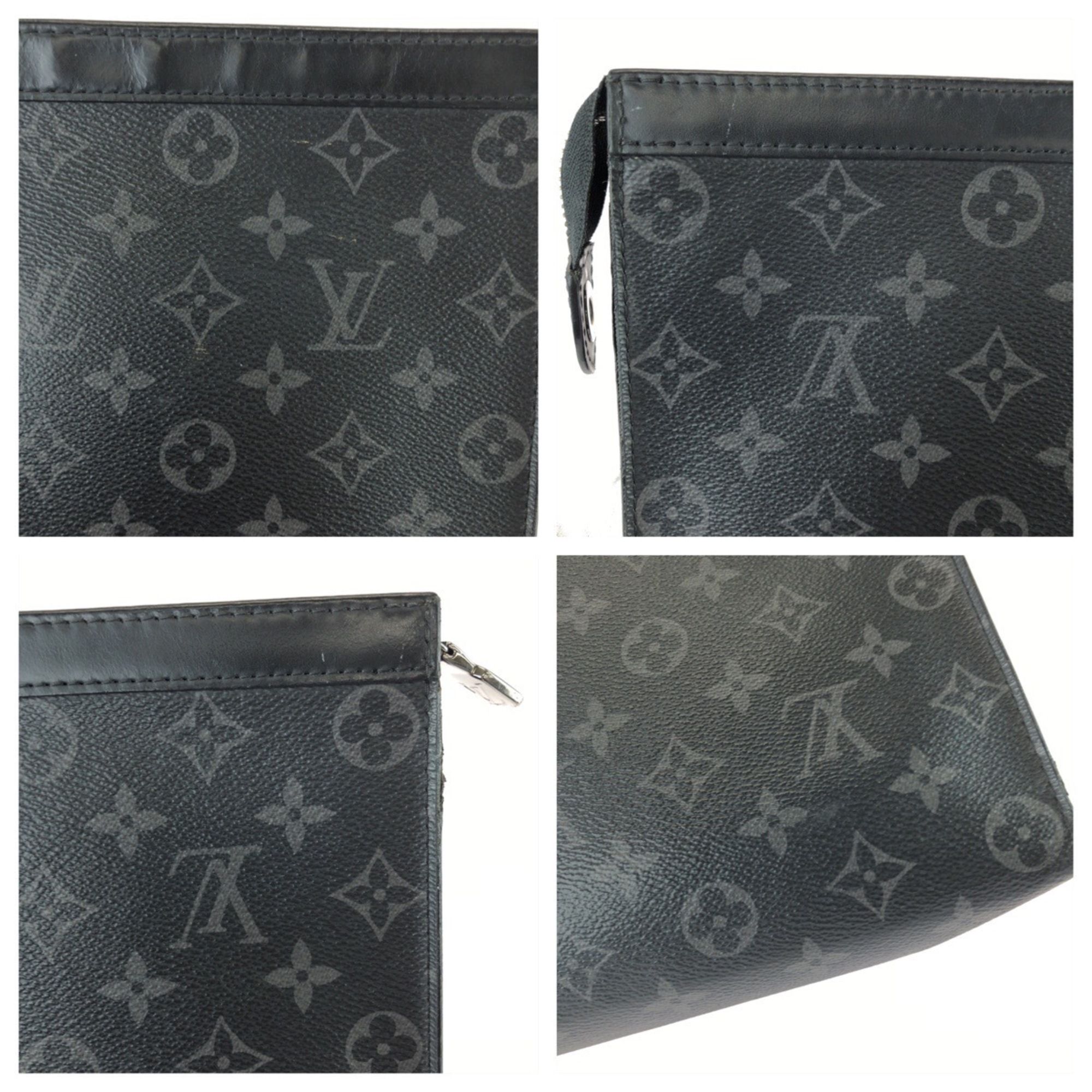 Leather Clutch Bag Pochette (Pre-Owned) - Louis Vuitton - Modalova
