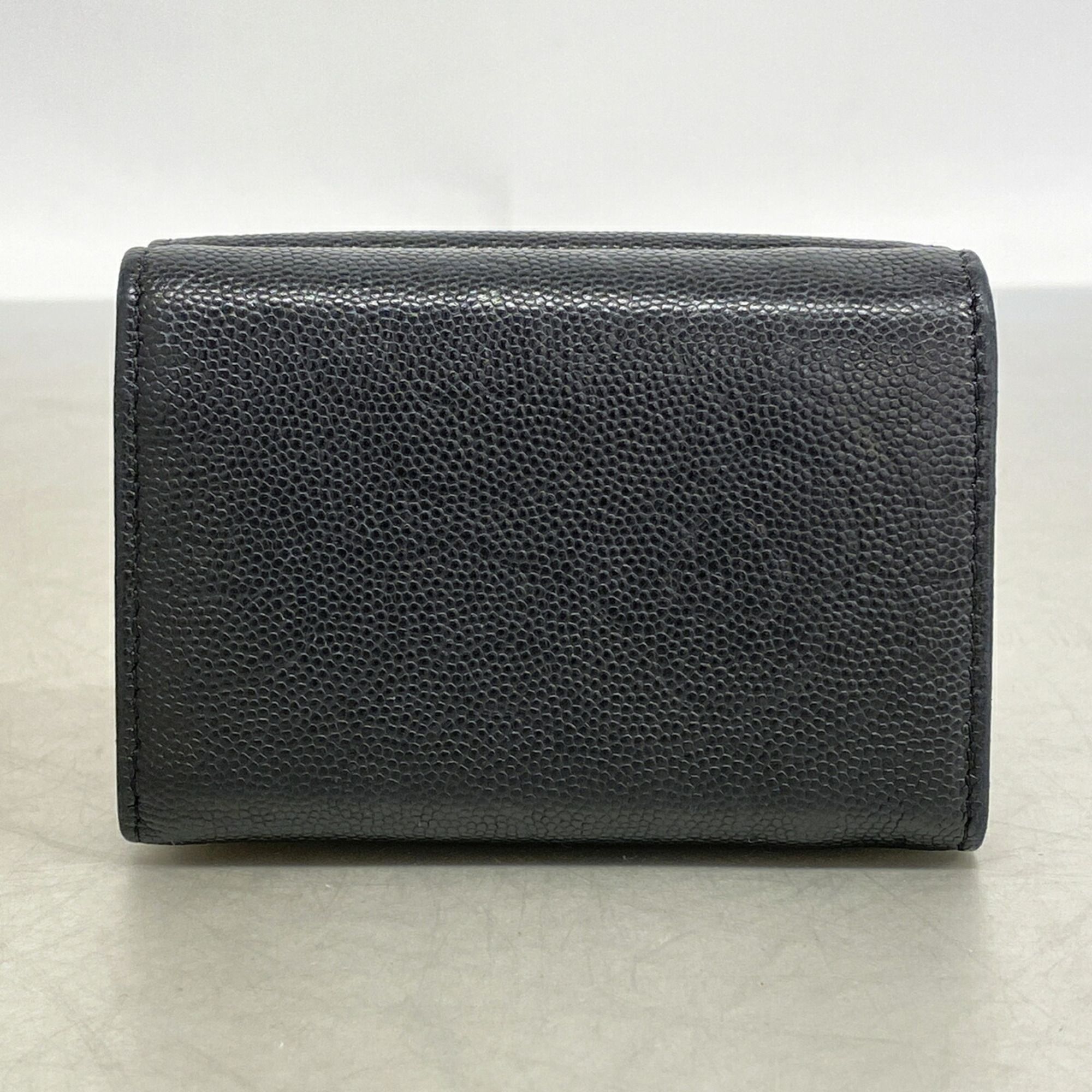 Grained Calfskin Wallet (Tri-Fold) (Pre-Owned) - Chanel - Modalova