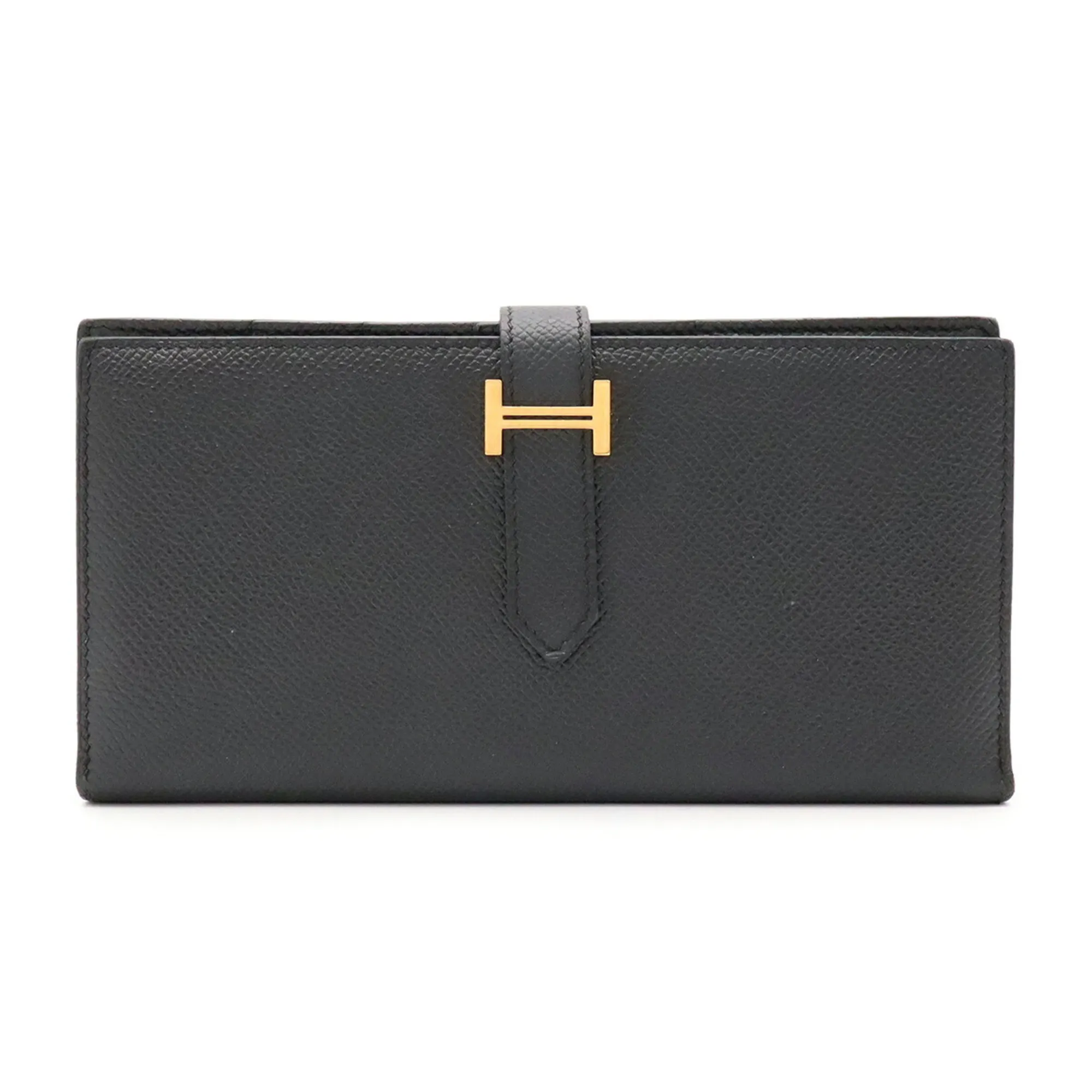 Leather Long Wallet (Bi-Fold) (Pre-Owned) - Hermes - Modalova