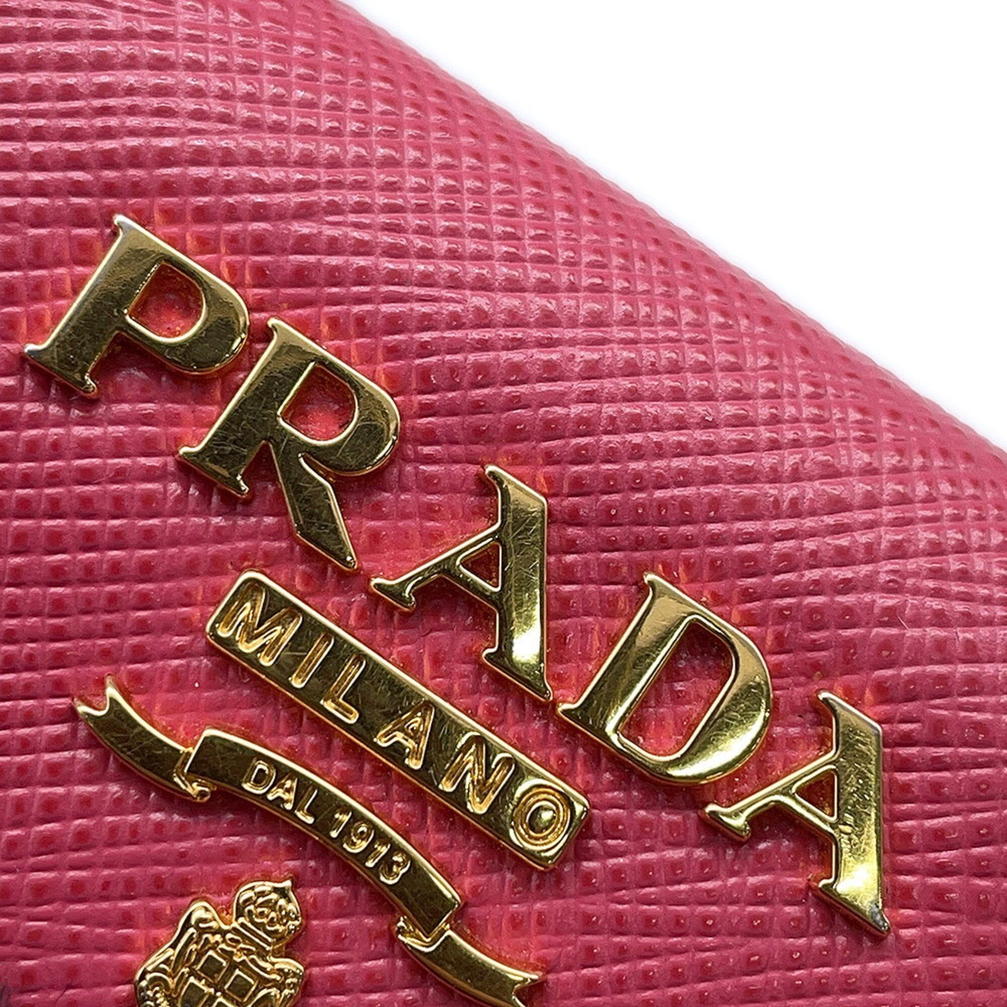 Saffiano Leather Wallet (Tri-Fold) (Pre-Owned) - Prada - Modalova
