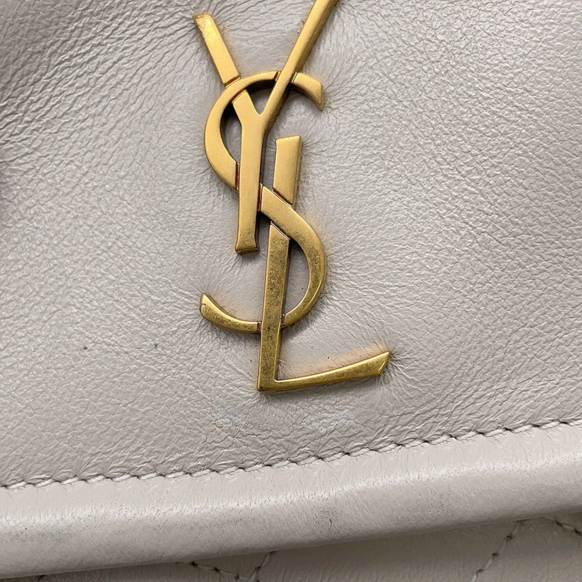 Leather Shoulder Bag (Pre-Owned) - Saint Laurent - Modalova