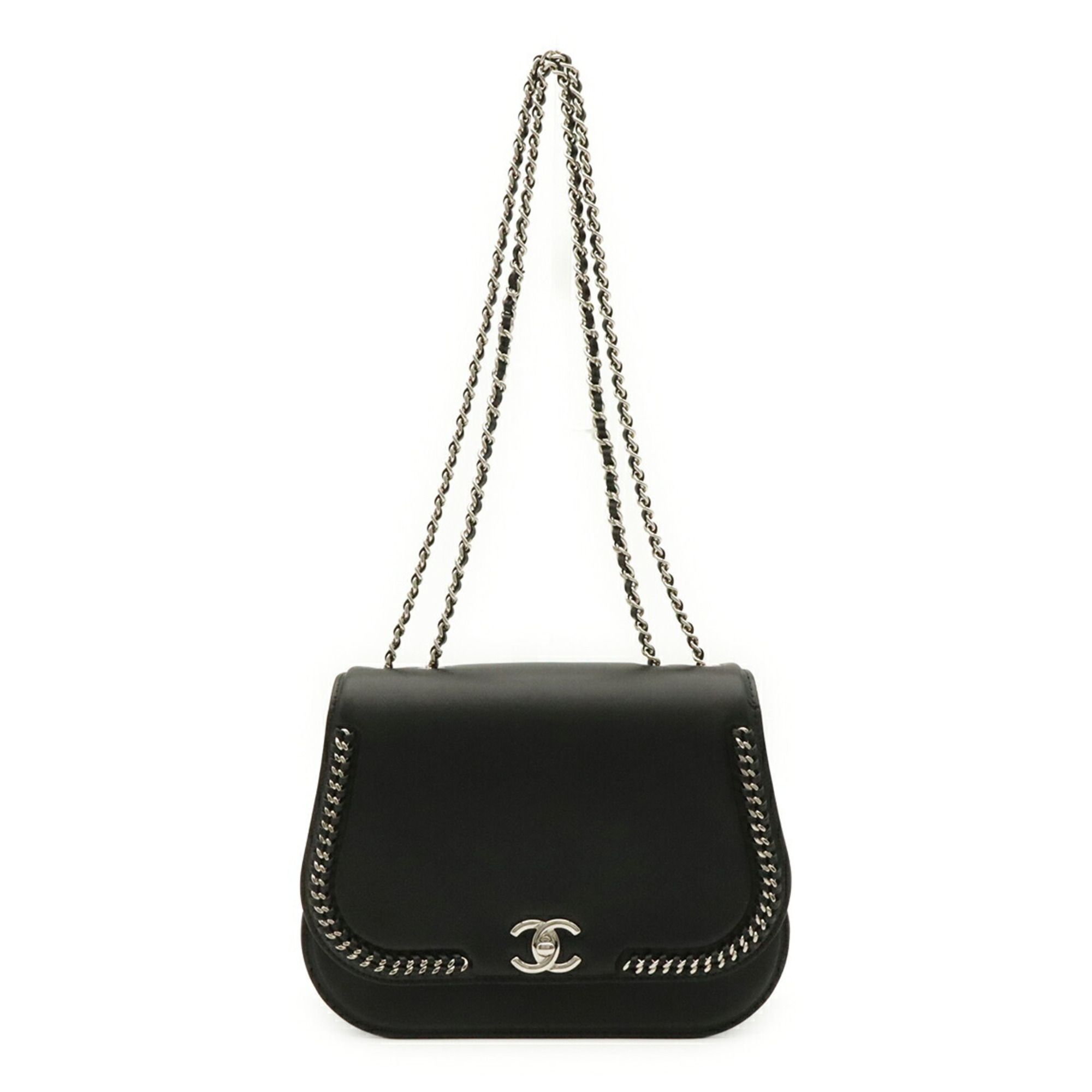 Leather Pochette Shoulder Bag (Pre-Owned) - Chanel - Modalova