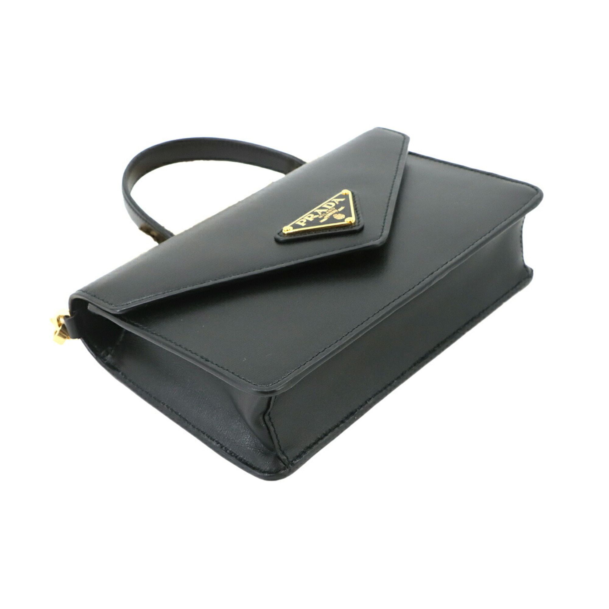 Leather Shoulder Bag (Pre-Owned) - Prada - Modalova