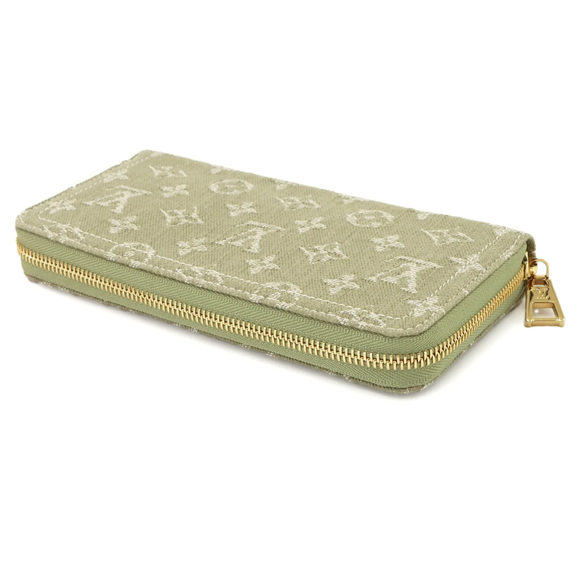 Monogram Denim Long Wallet (Bi-Fold) (Pre-Owned) - Louis Vuitton - Modalova
