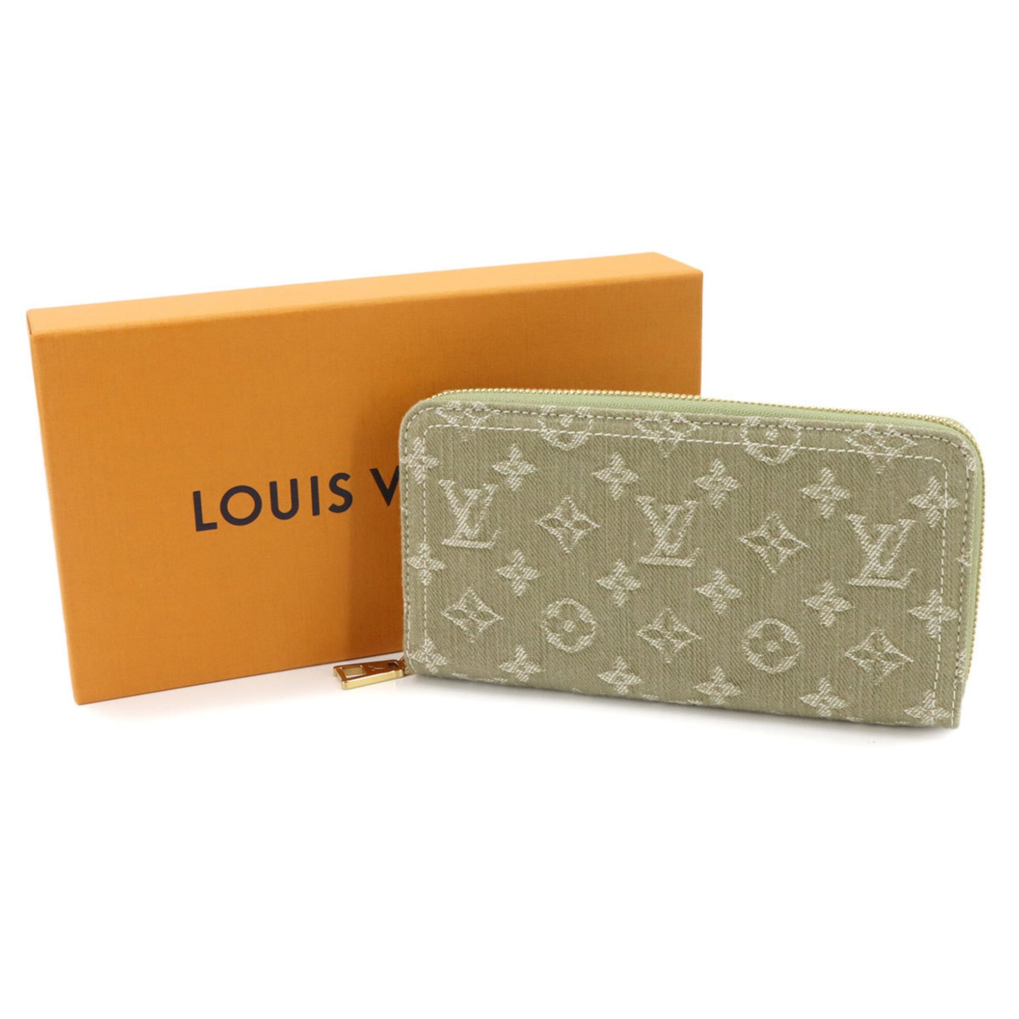 Monogram Denim Long Wallet (Bi-Fold) (Pre-Owned) - Louis Vuitton - Modalova