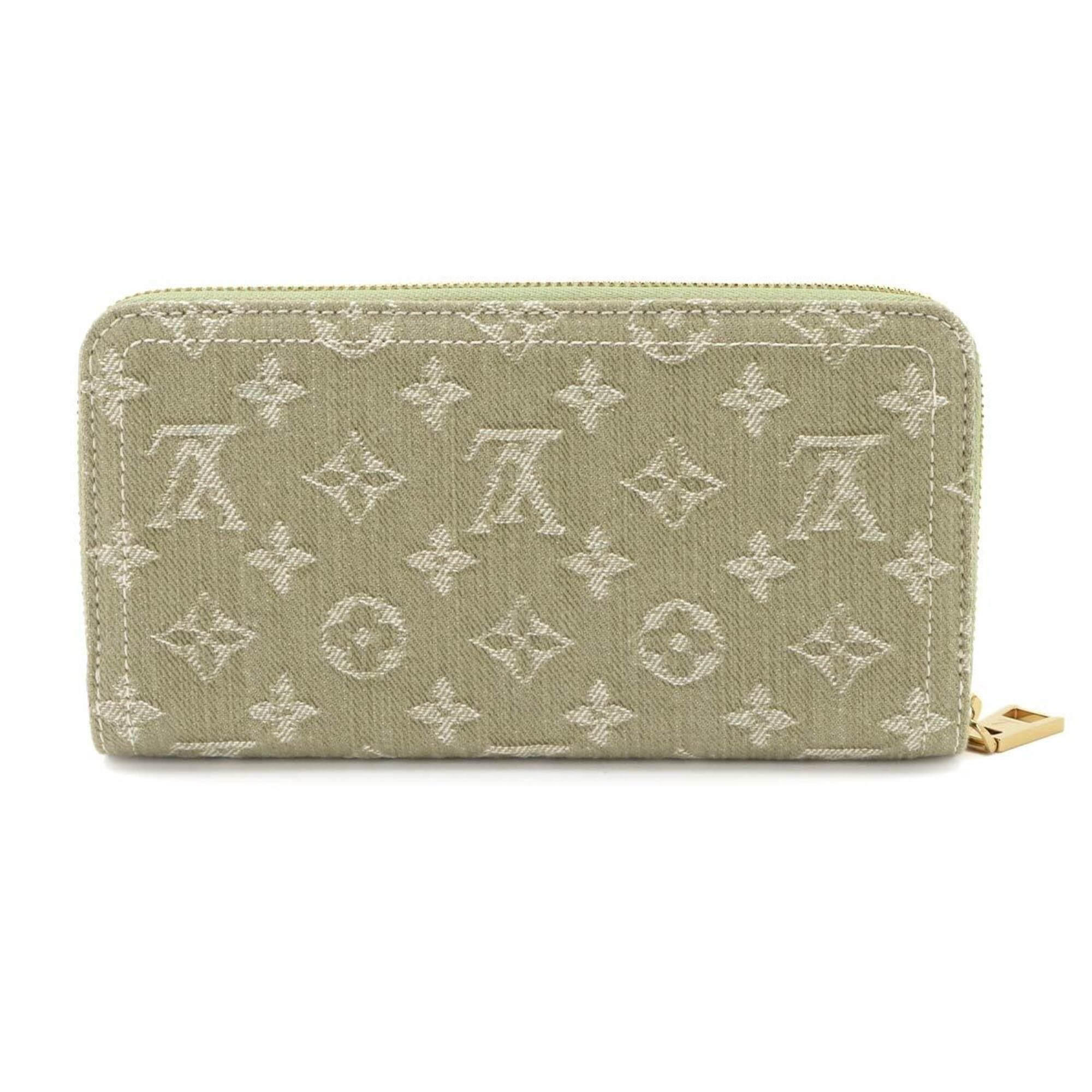Monogram Denim Long Wallet (Bi-Fold) (Pre-Owned) - Louis Vuitton - Modalova
