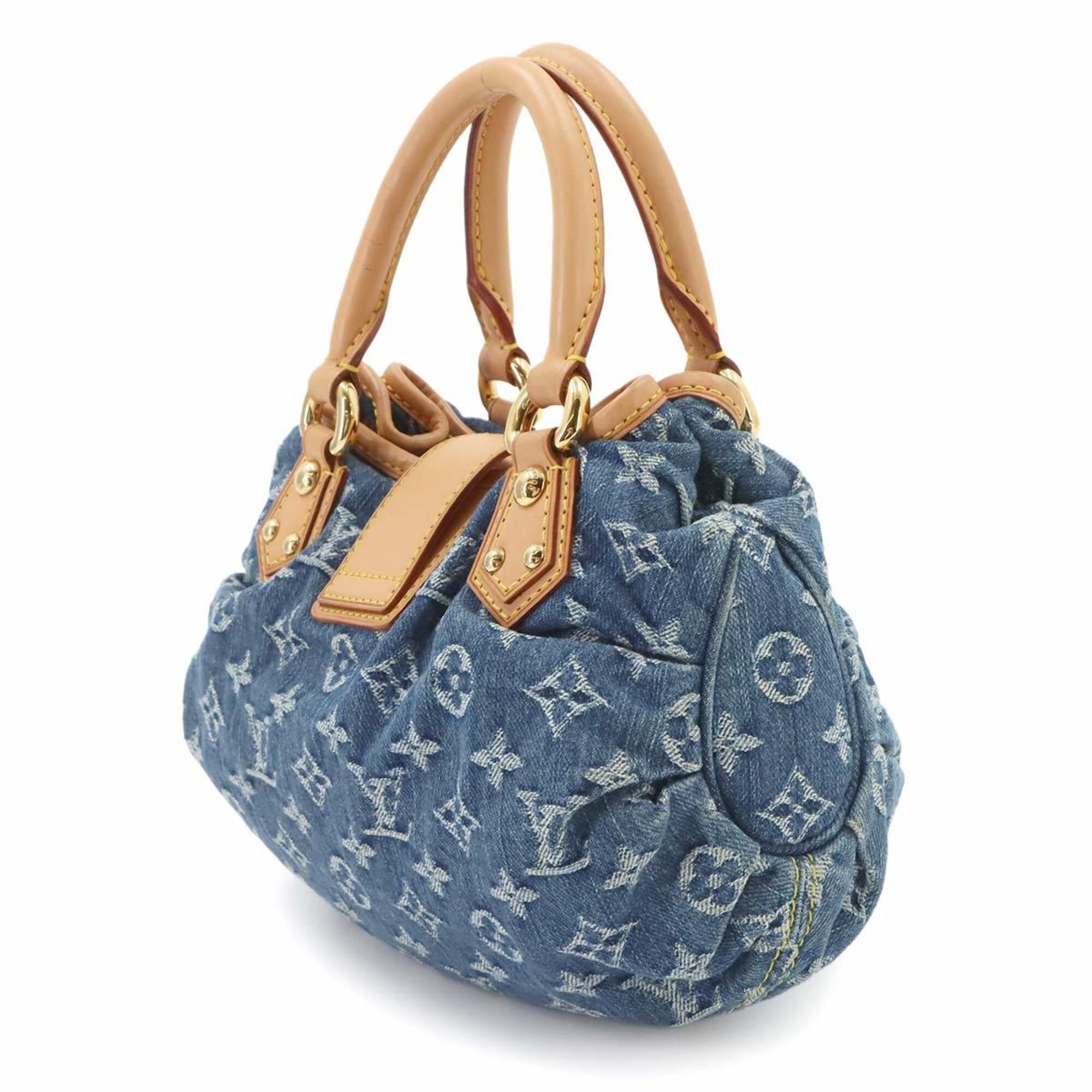 Monogram Denim Canvas Handbag (Pre-Owned) - Louis Vuitton - Modalova