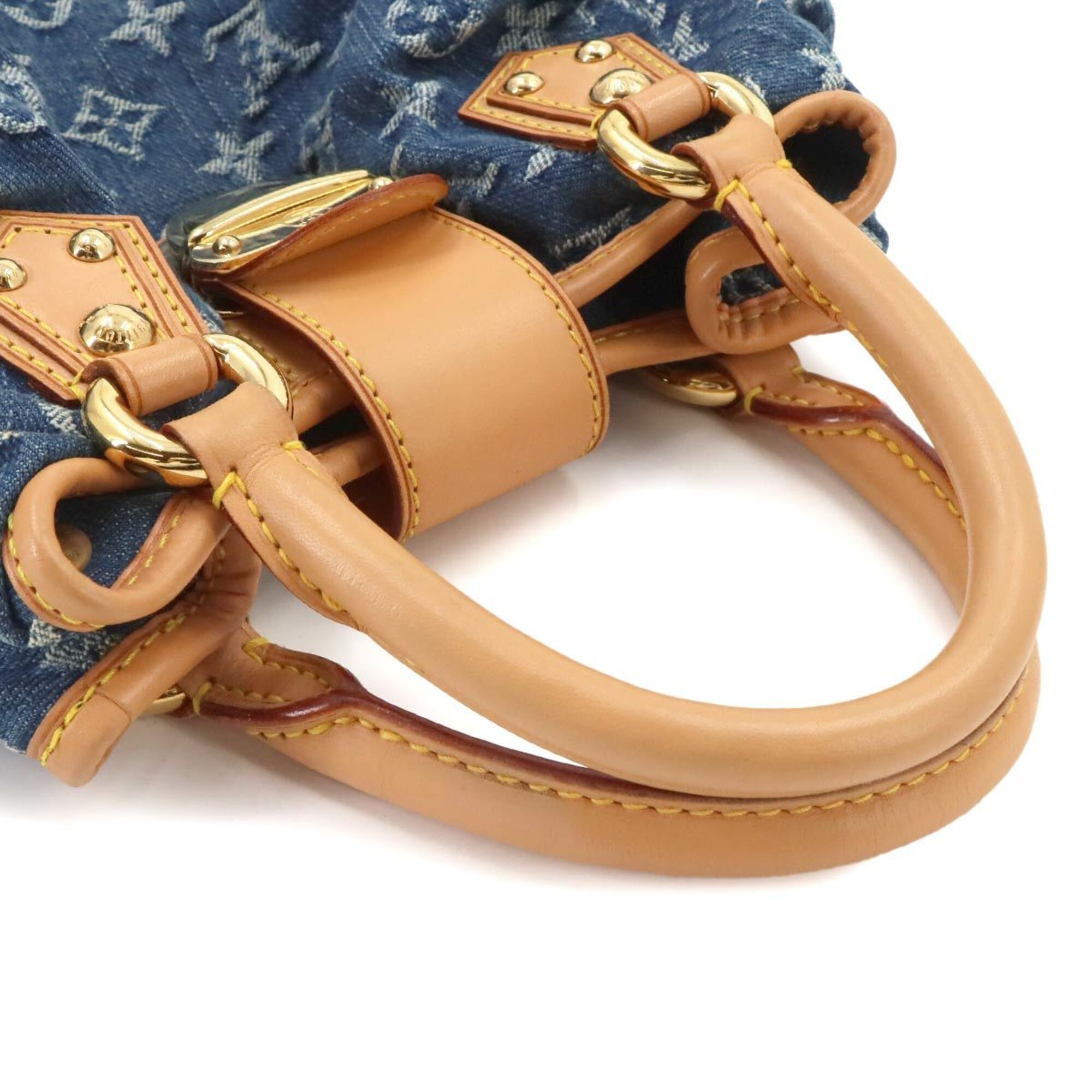 Monogram Denim Canvas Handbag (Pre-Owned) - Louis Vuitton - Modalova