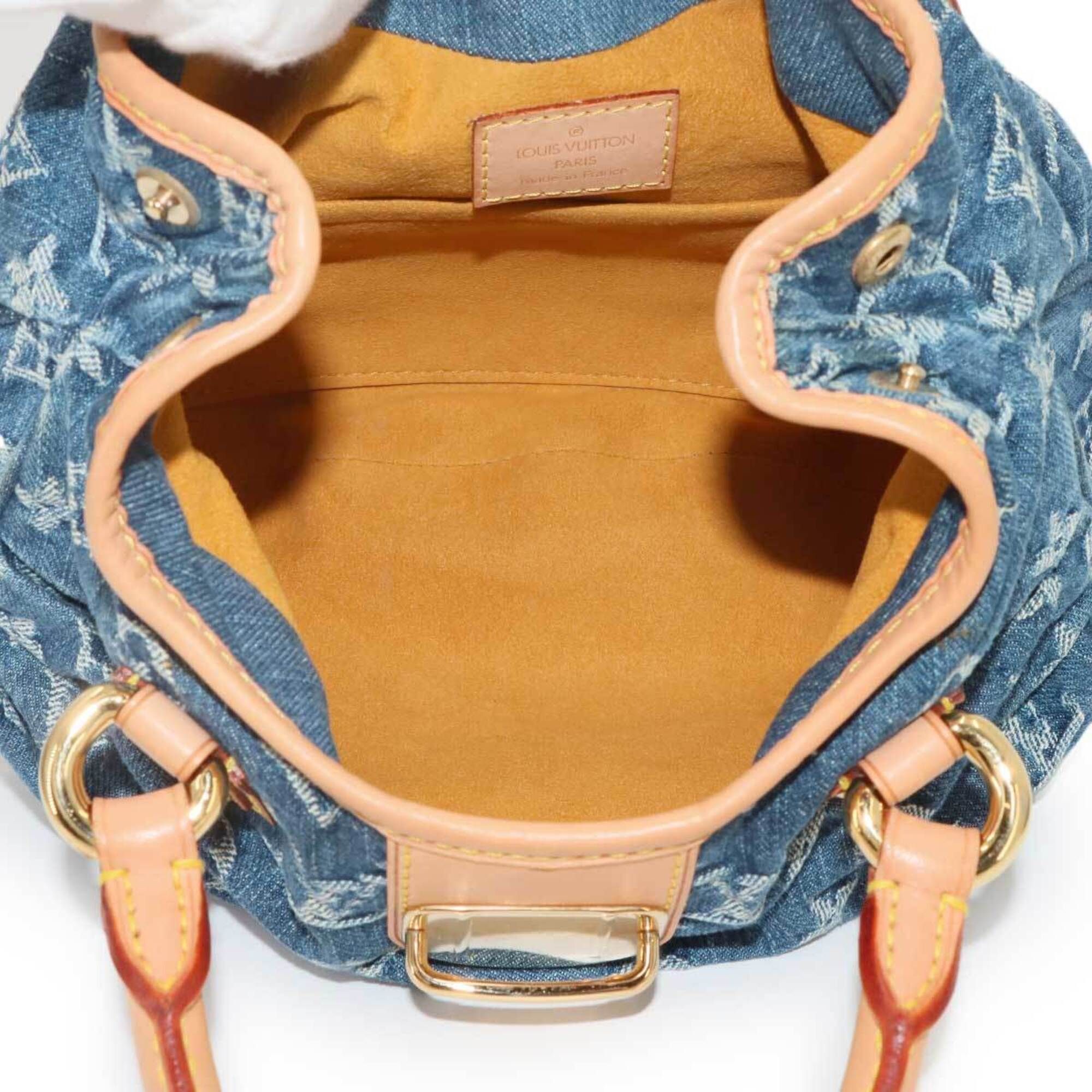 Monogram Denim Canvas Handbag (Pre-Owned) - Louis Vuitton - Modalova