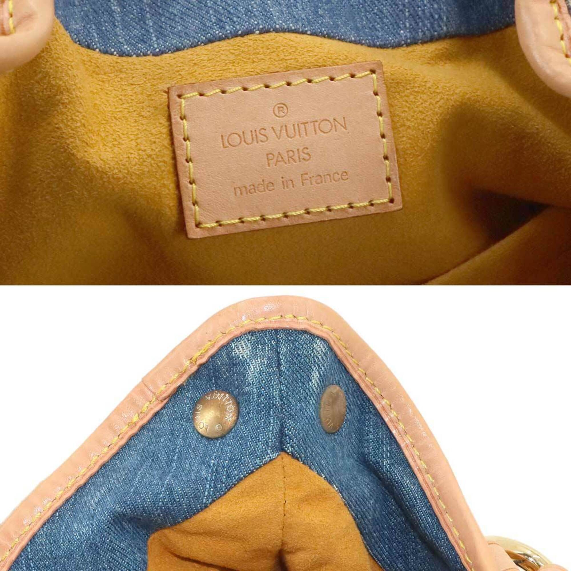 Monogram Denim Canvas Handbag (Pre-Owned) - Louis Vuitton - Modalova