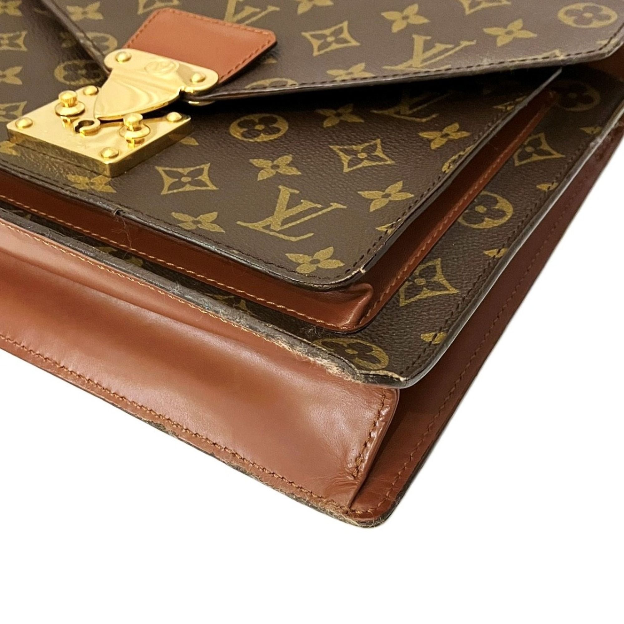Monogram Monogram Briefcase (Pre-Owned) - Louis Vuitton - Modalova