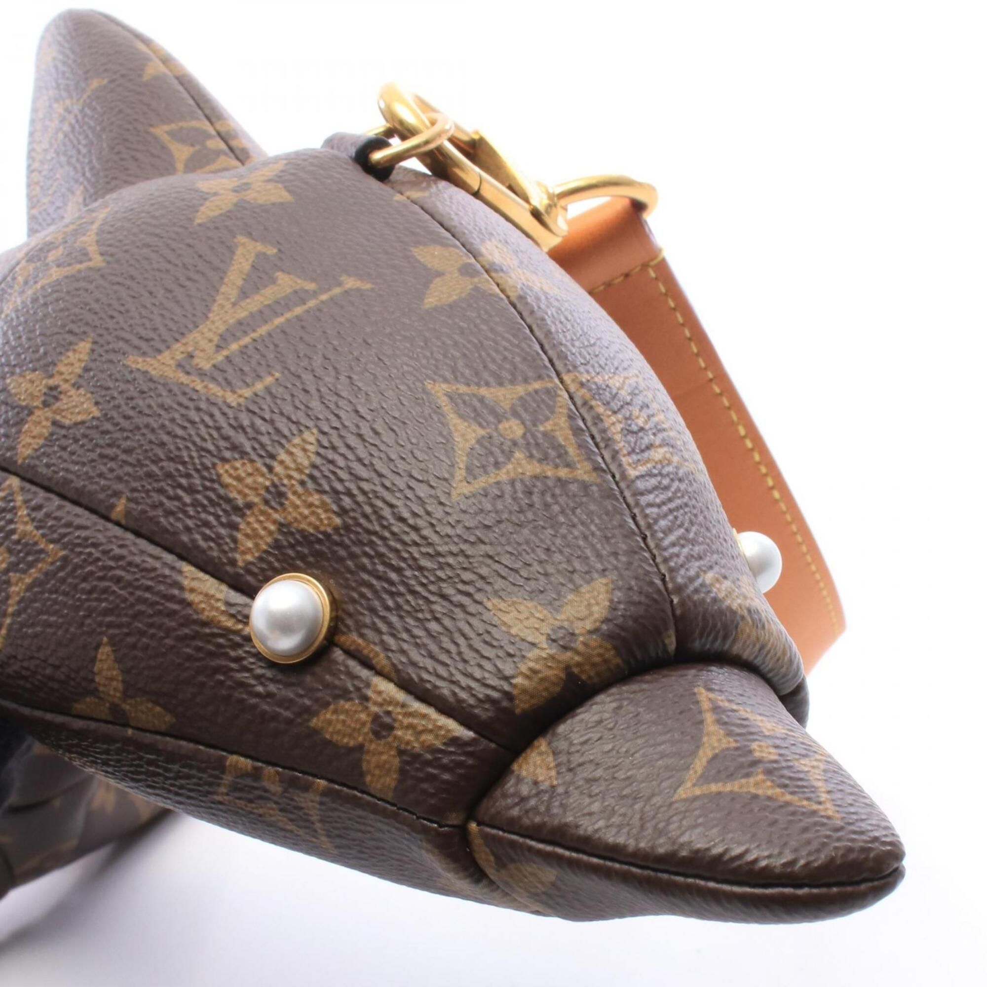 Monogram Leather Handbag Shoulder Bag (Pre-Owned) - Louis Vuitton - Modalova