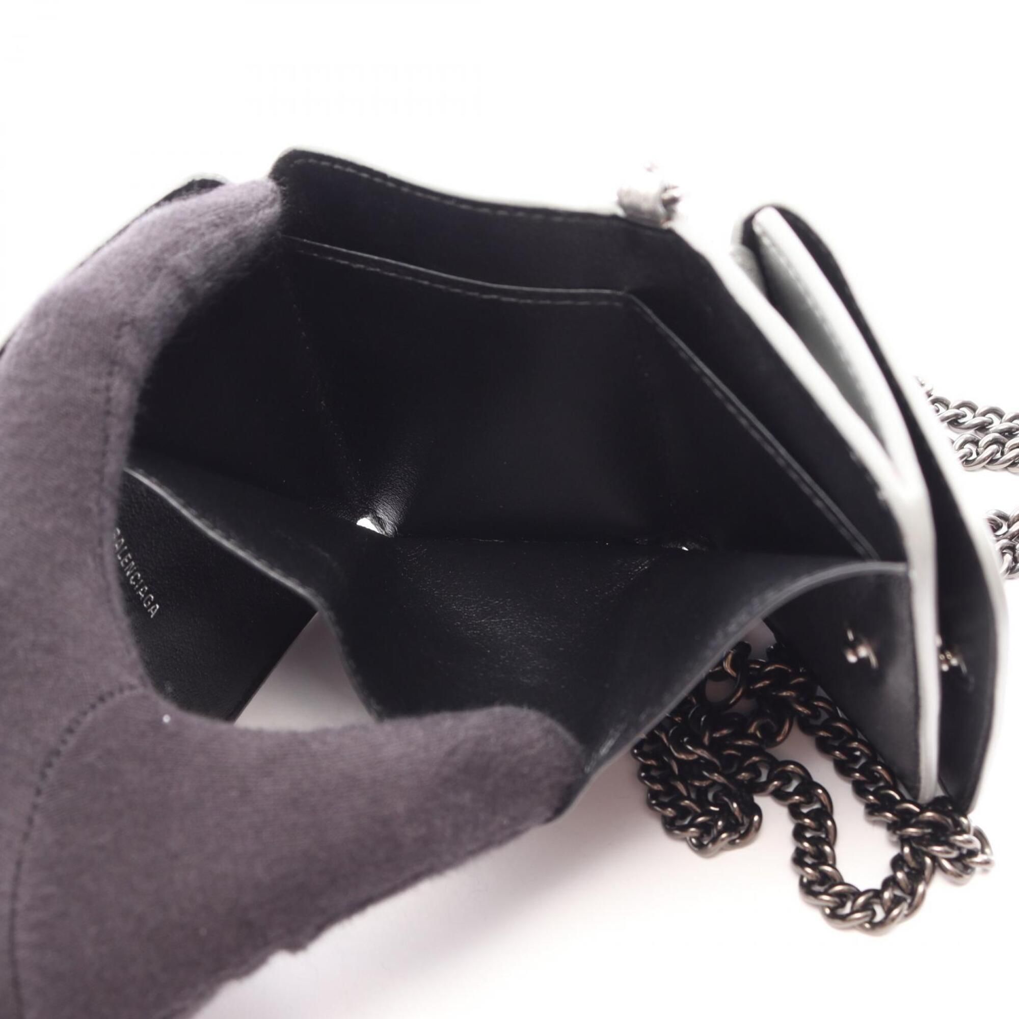 Leather Chain/Shoulder Wallet (Pre-Owned) - Balenciaga - Modalova