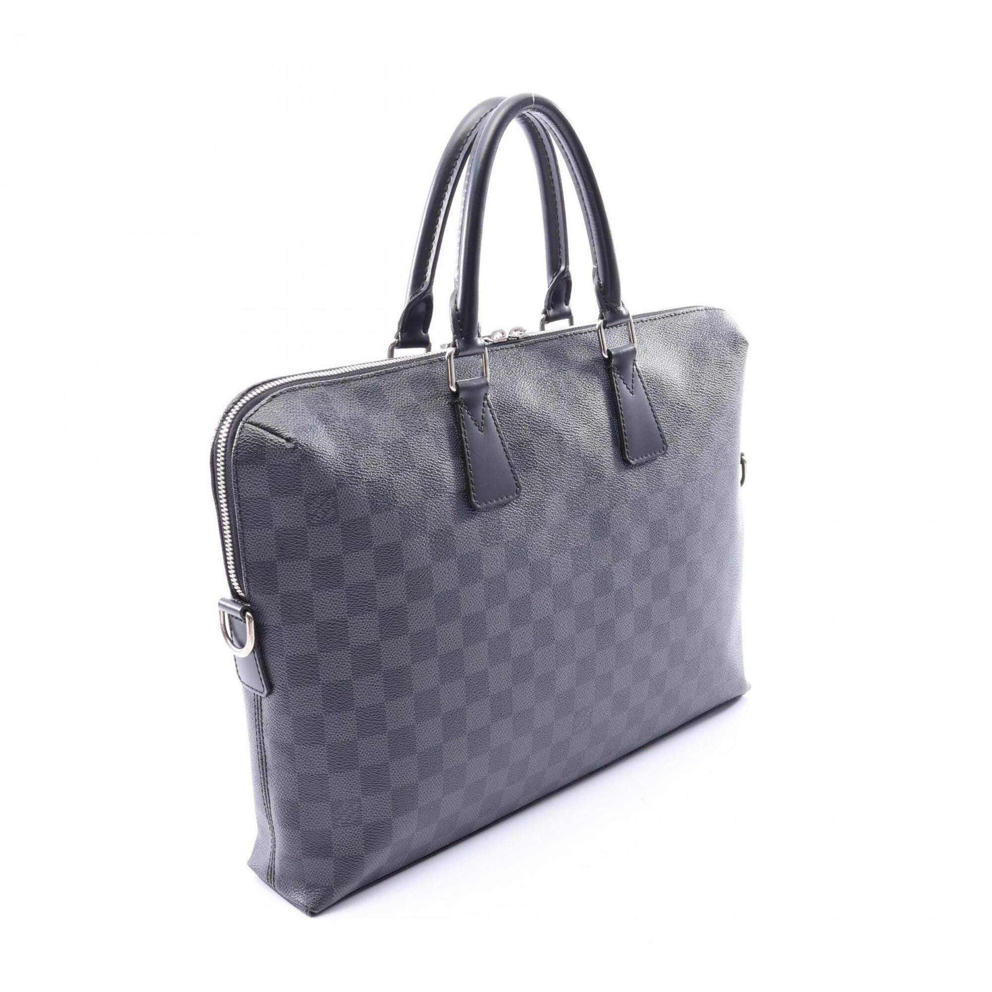 Damier Graphite Coated Canvas Briefcase (Pre-Owned) - Louis Vuitton - Modalova