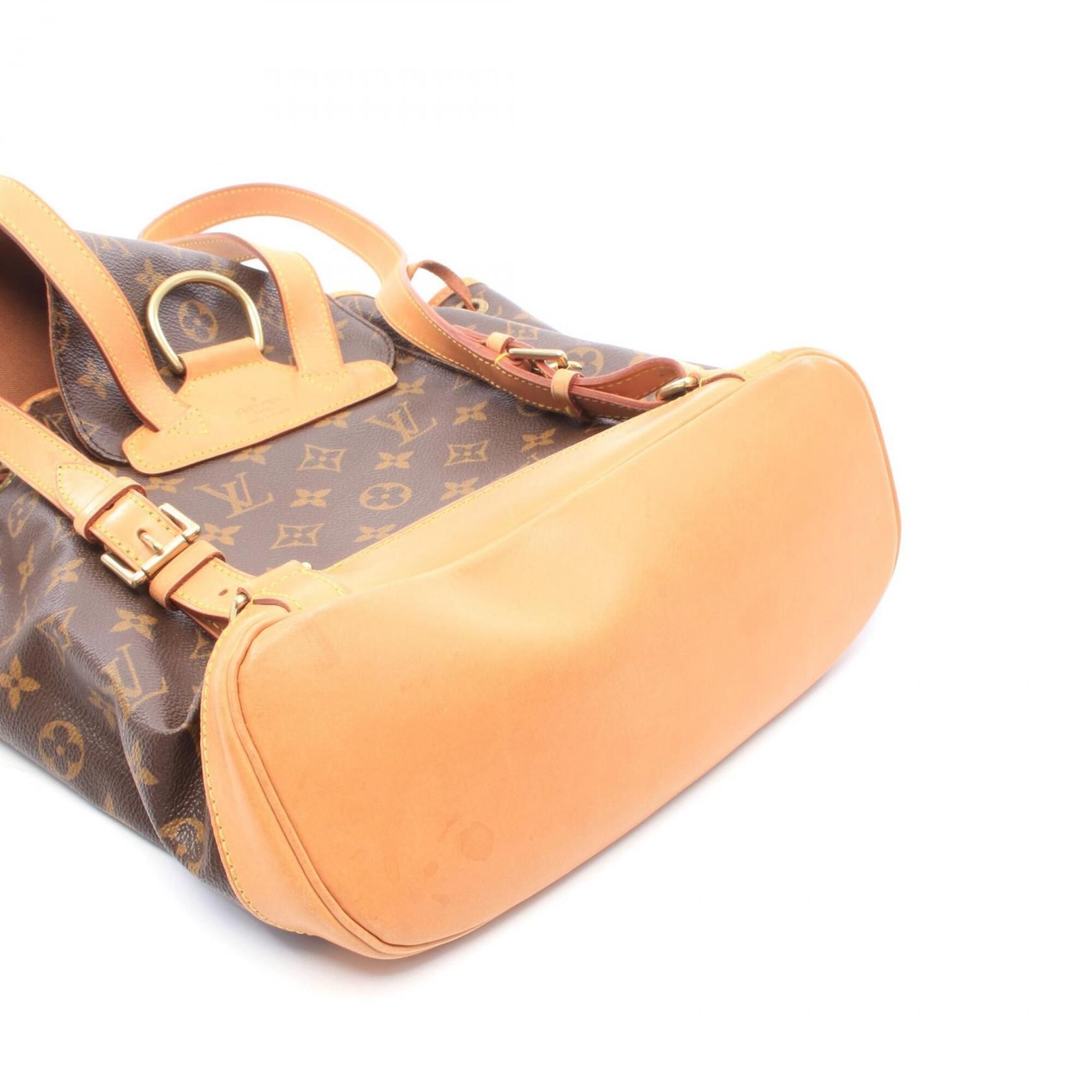 Coated Canvas Leather Backpack (Pre-Owned) - Louis Vuitton - Modalova